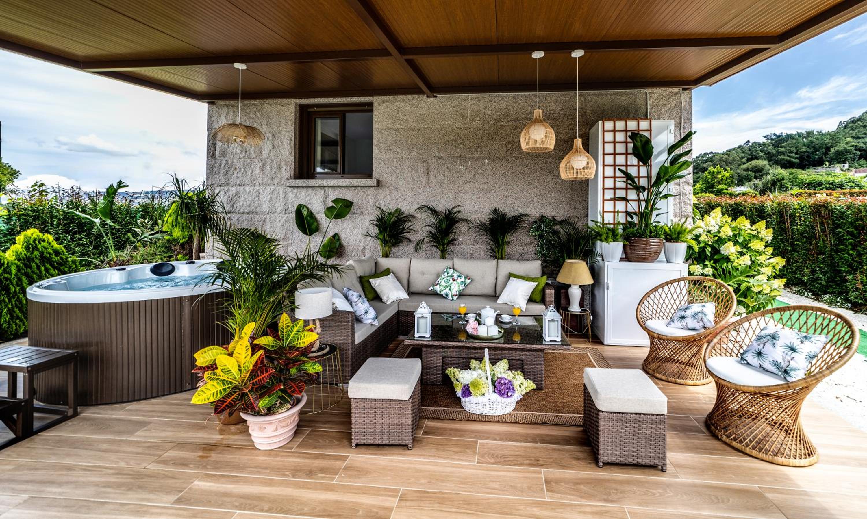 Casa Victoria garden con Jacuzzi y piscina