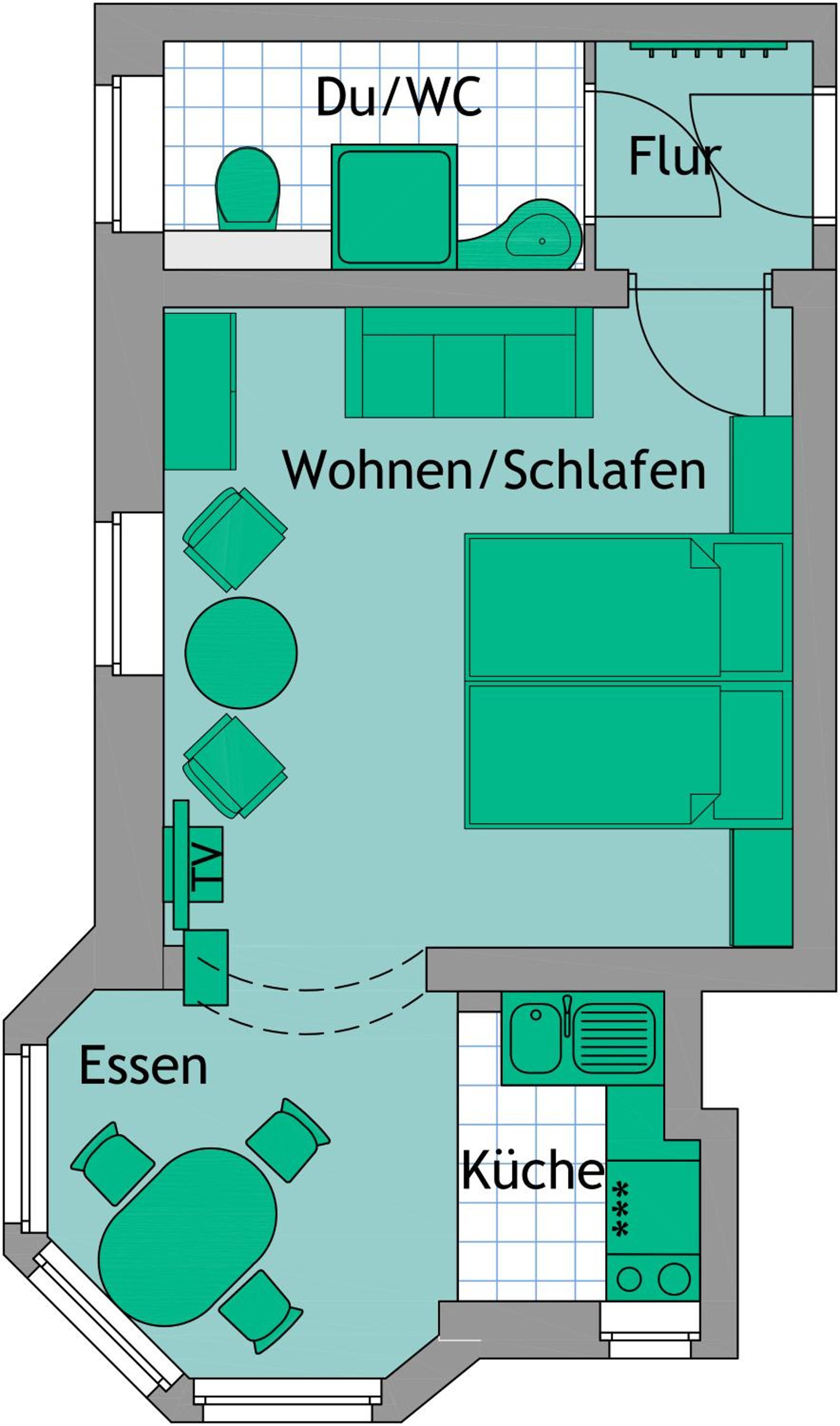 Strandvilla Hubertus Boltenhagen - Ferienwohnungen Apartment mit Parkplatz WLAN Küche Garten Grillplatz Waldbaden