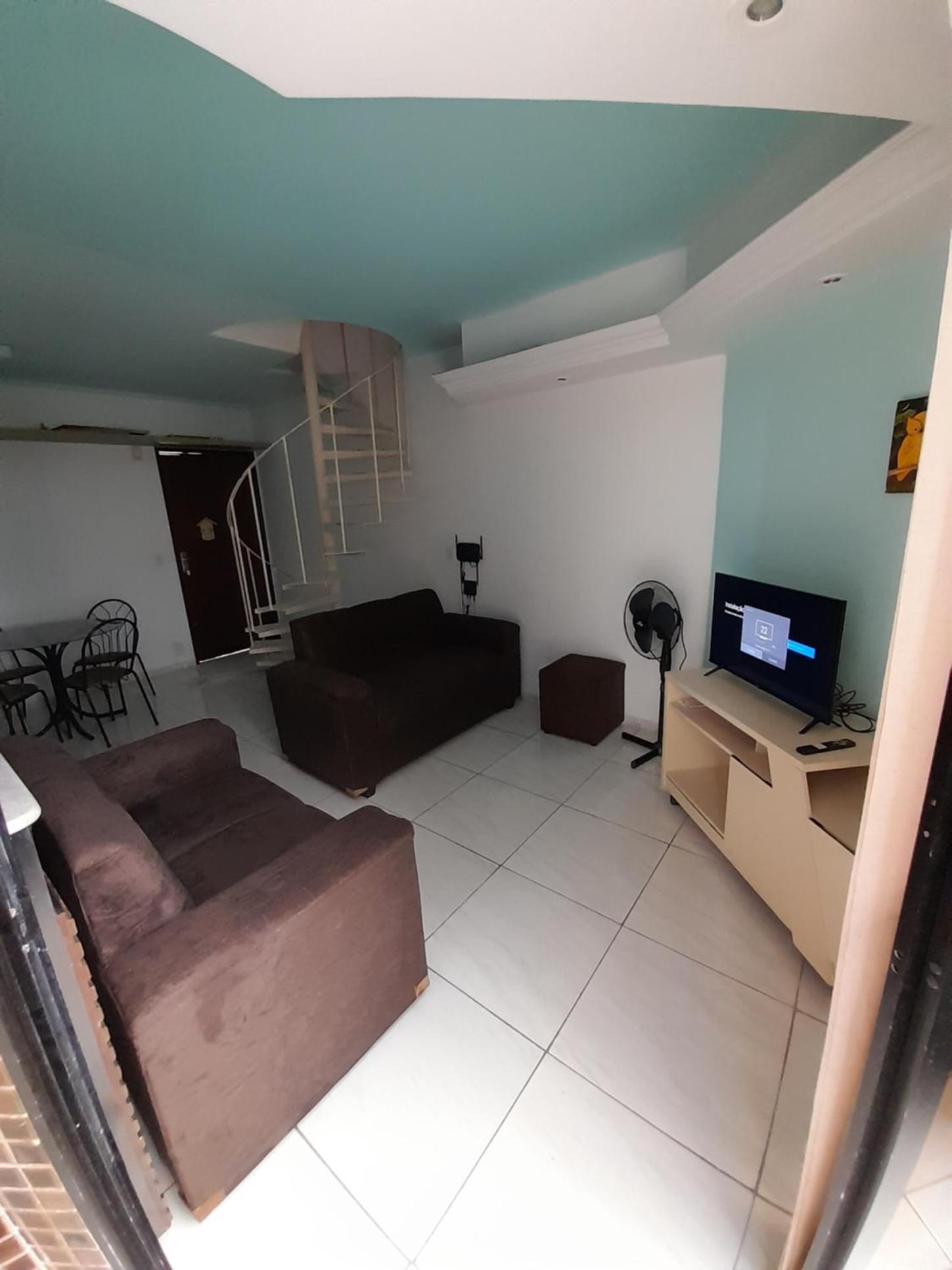 Apartamento dúplex em frente ao mar de Pajuçara
