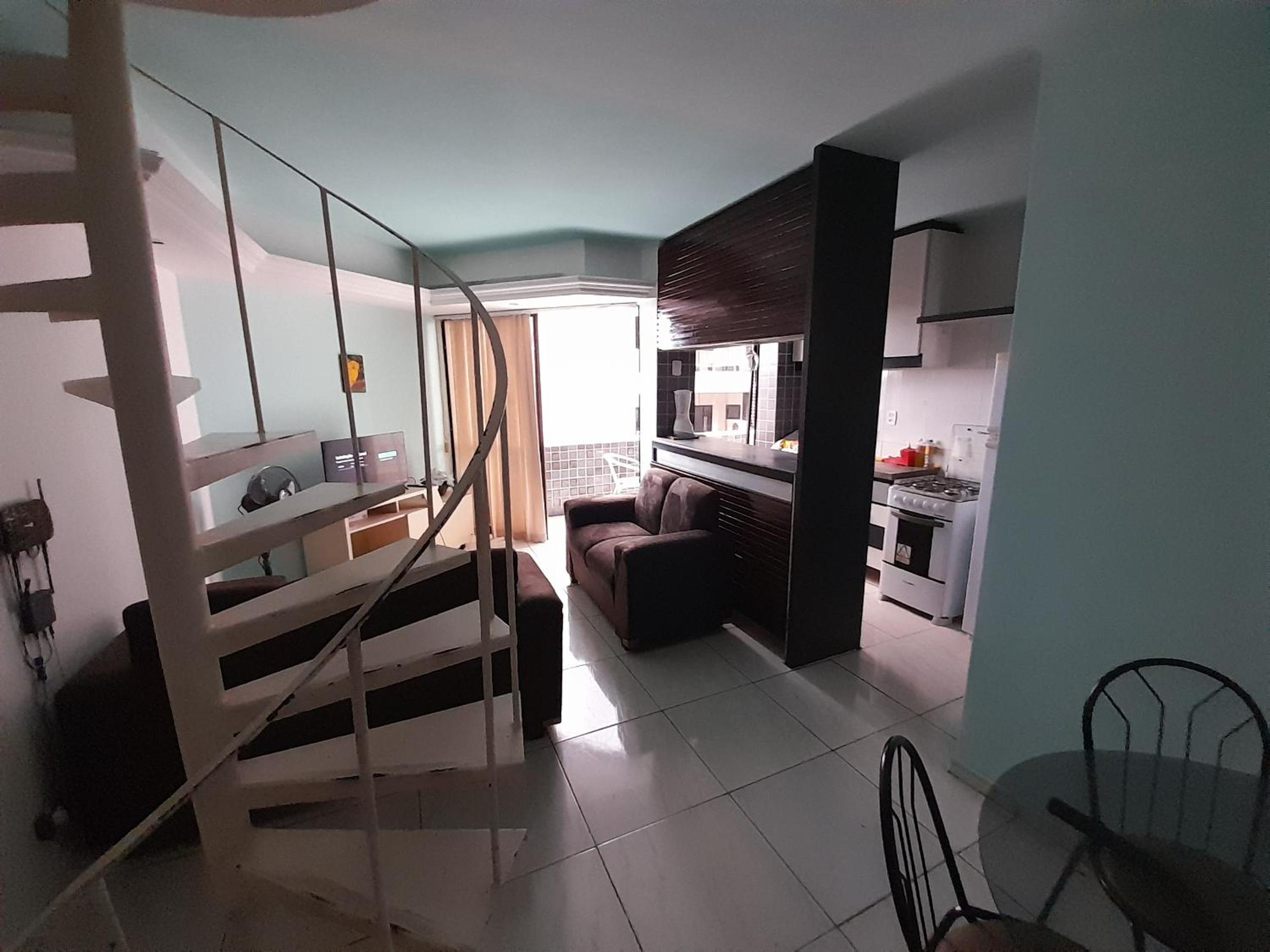 Apartamento dúplex em frente ao mar de Pajuçara