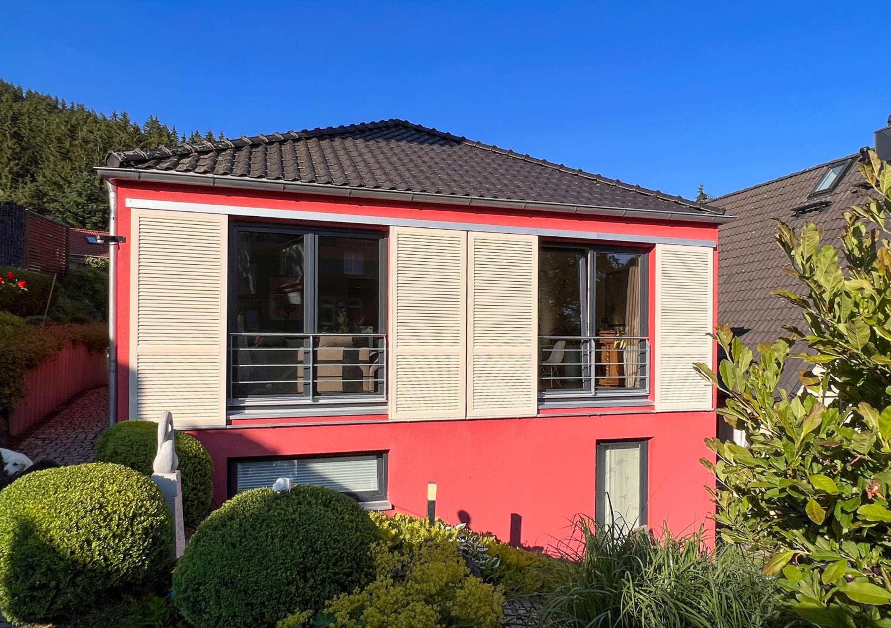 Exklusives Ferienhaus Conradshöh mit Sauna und Terrasse