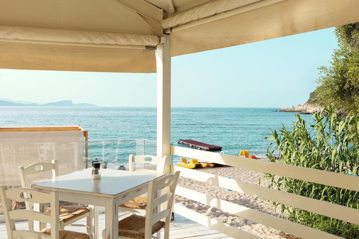 outdoor BBQ area
