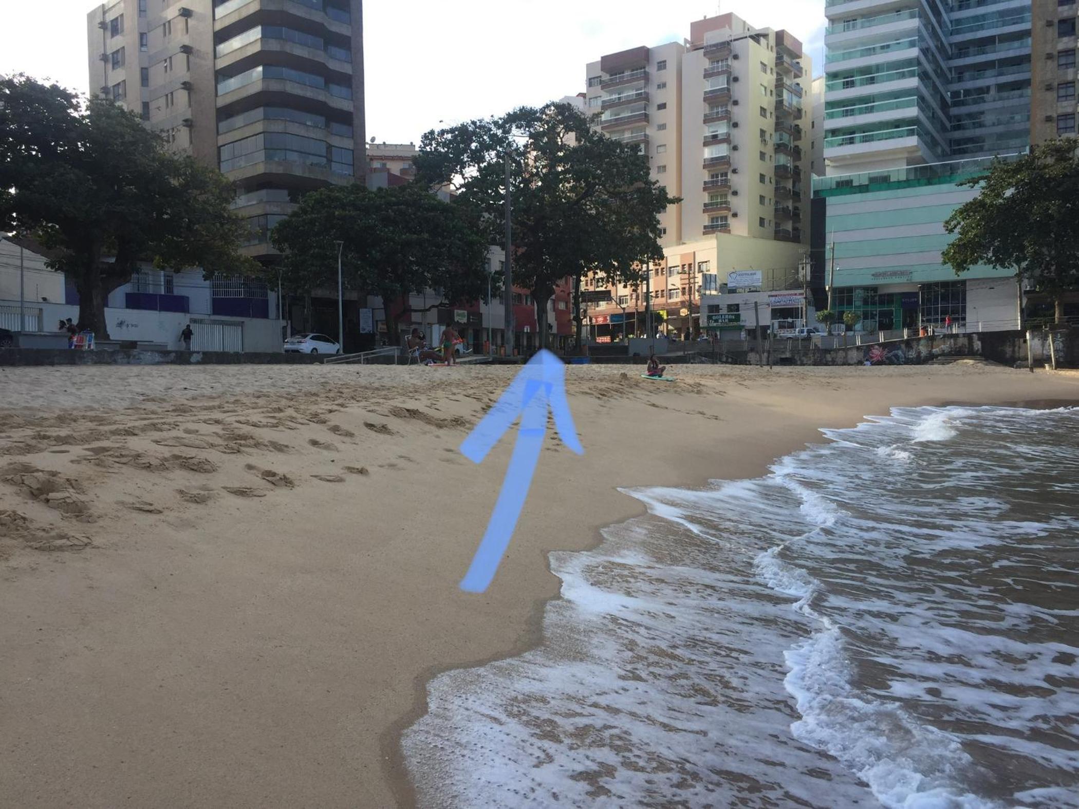 Beira mar da Praia das Castanheiras