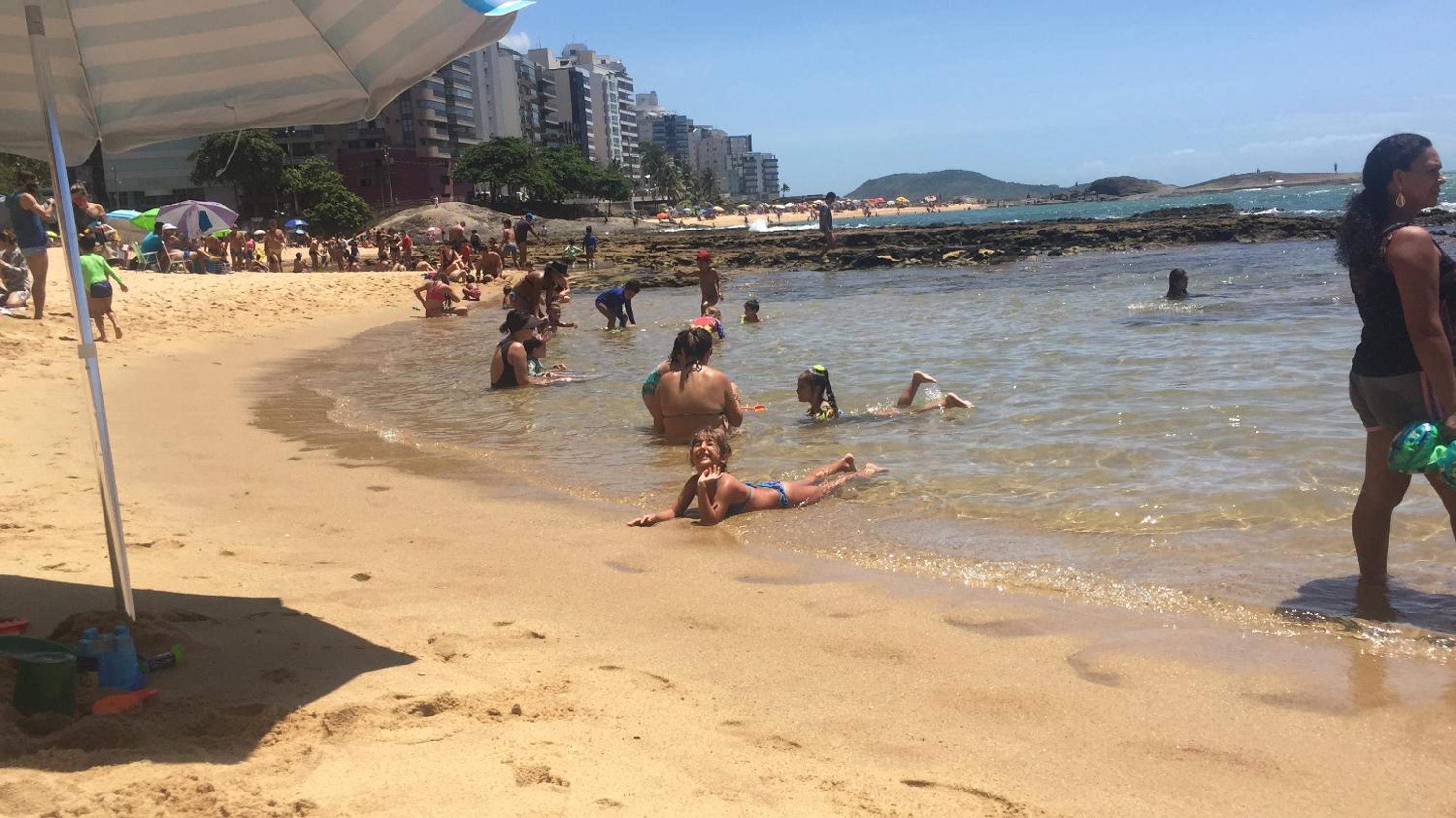 Beira mar da Praia das Castanheiras