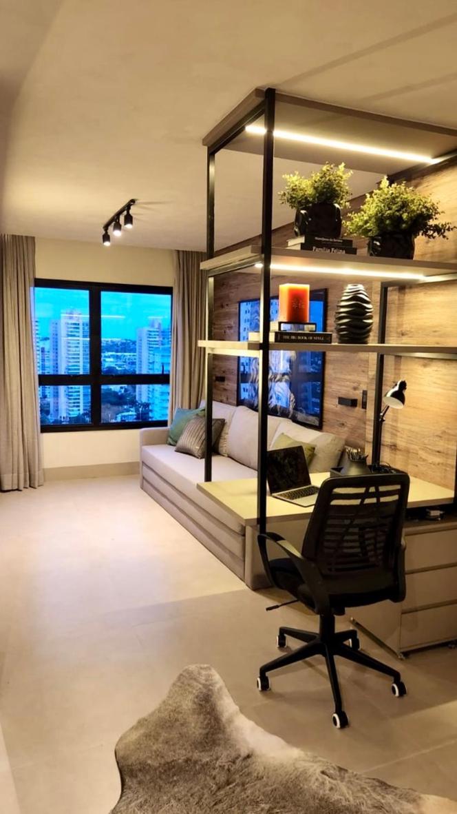 Loft de Luxo c/ Home Office ao lado Shopping CG.