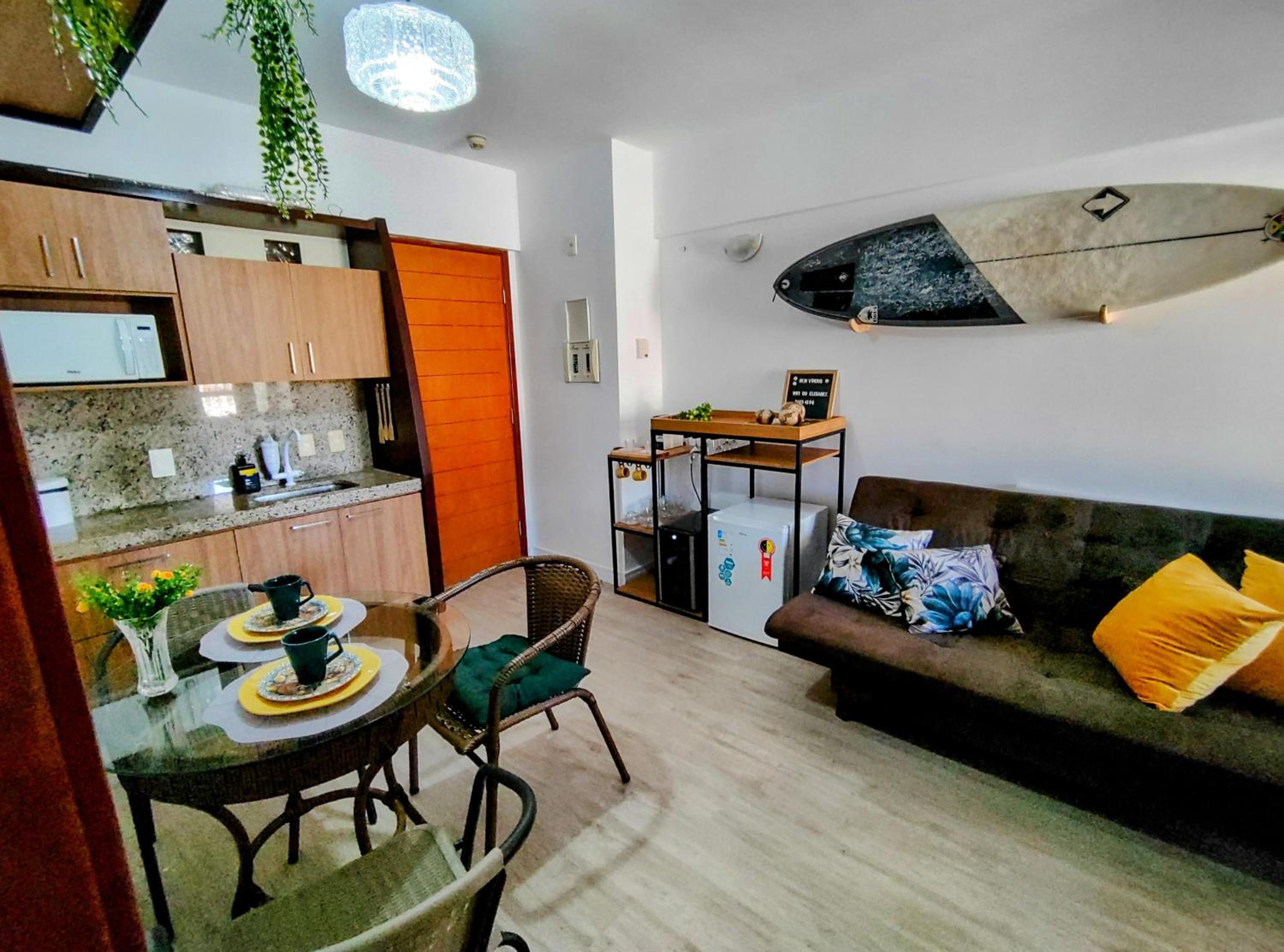 Lindo flat na beira da praia - ELEGANCE FLAT