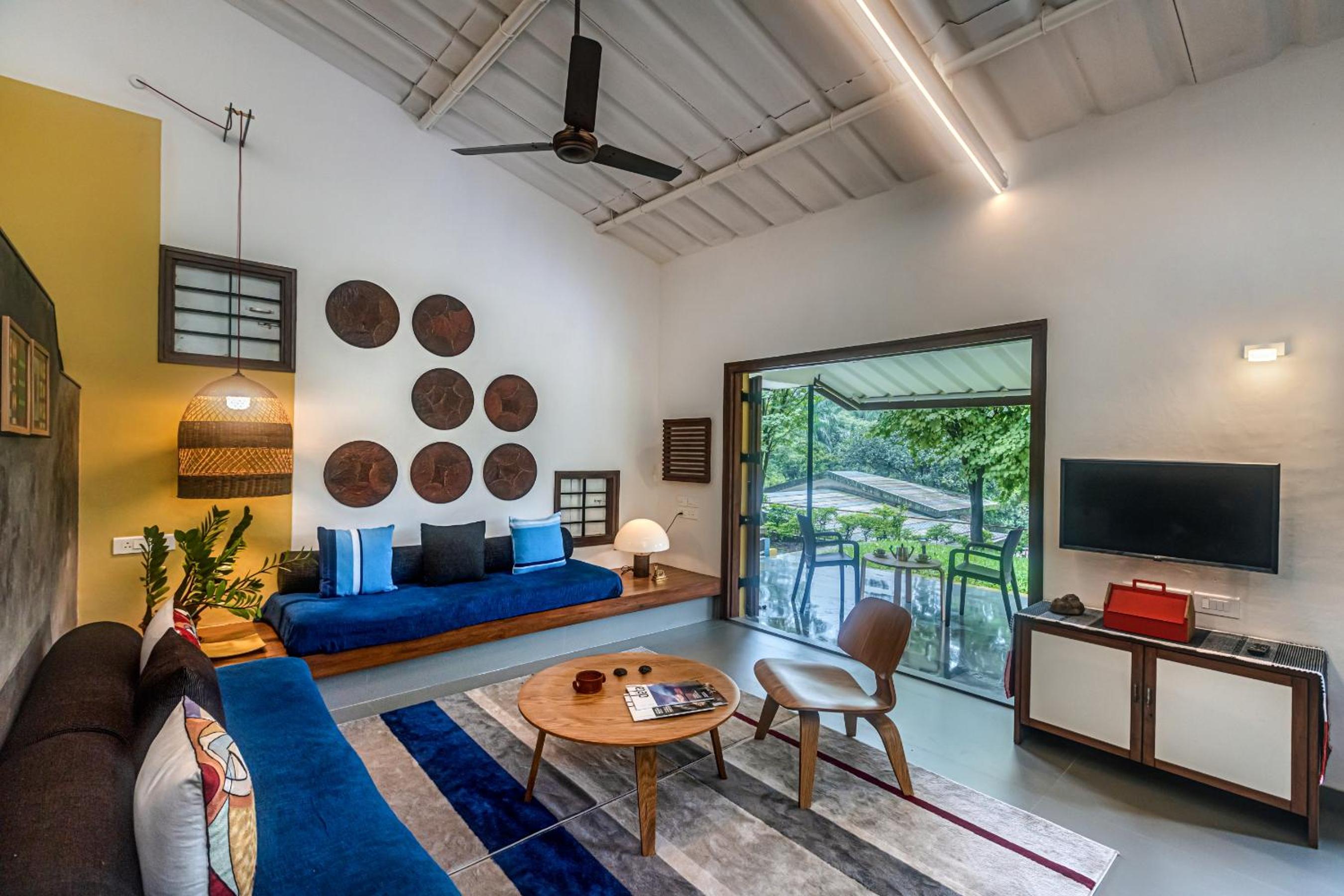 SaffronStays Artica - Rustic twin cottages with verandahs & gardens offering a rural Lonavala experience view 3