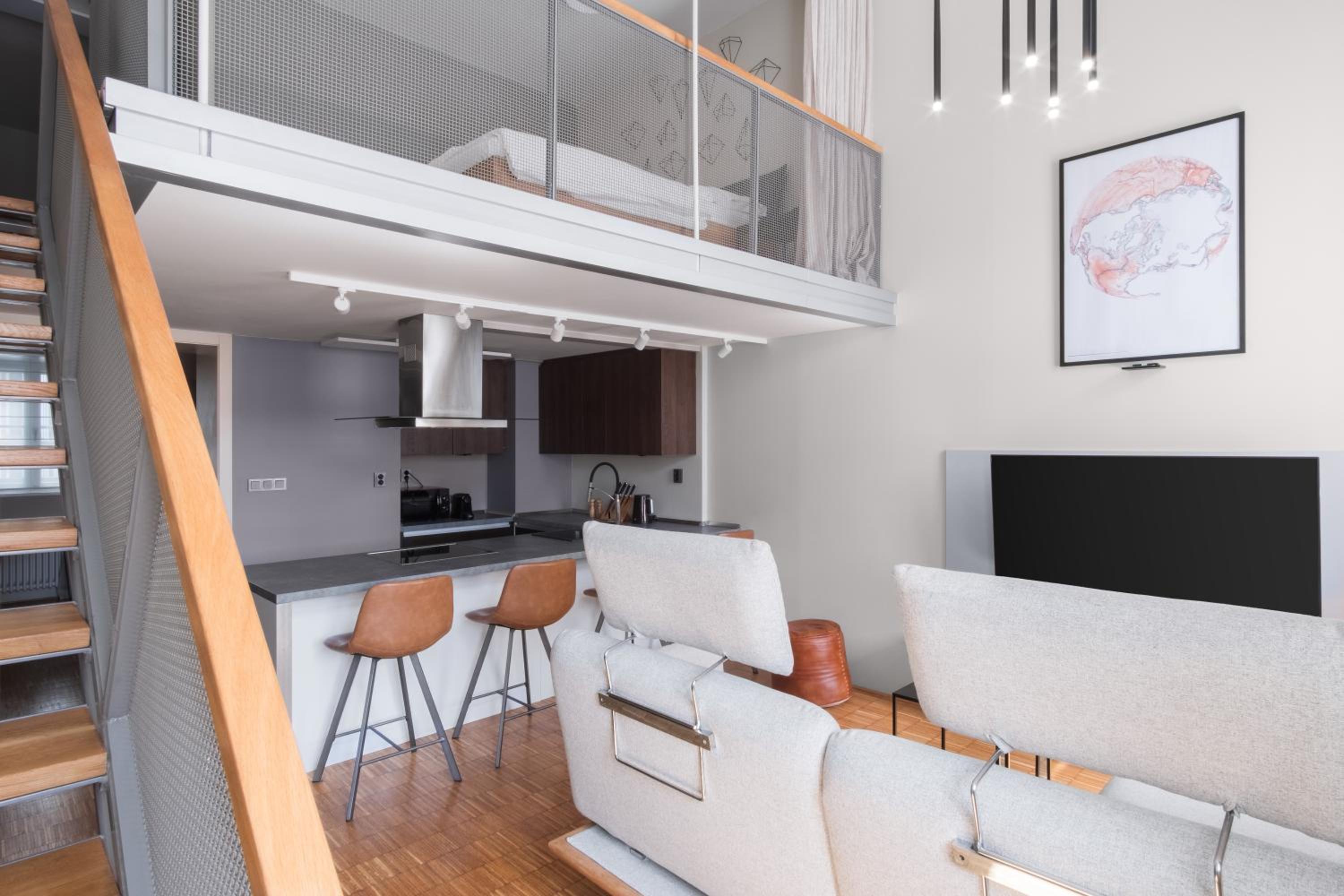 Prague Days - Loft with Garage and Workspace right next to Wenceslas Square