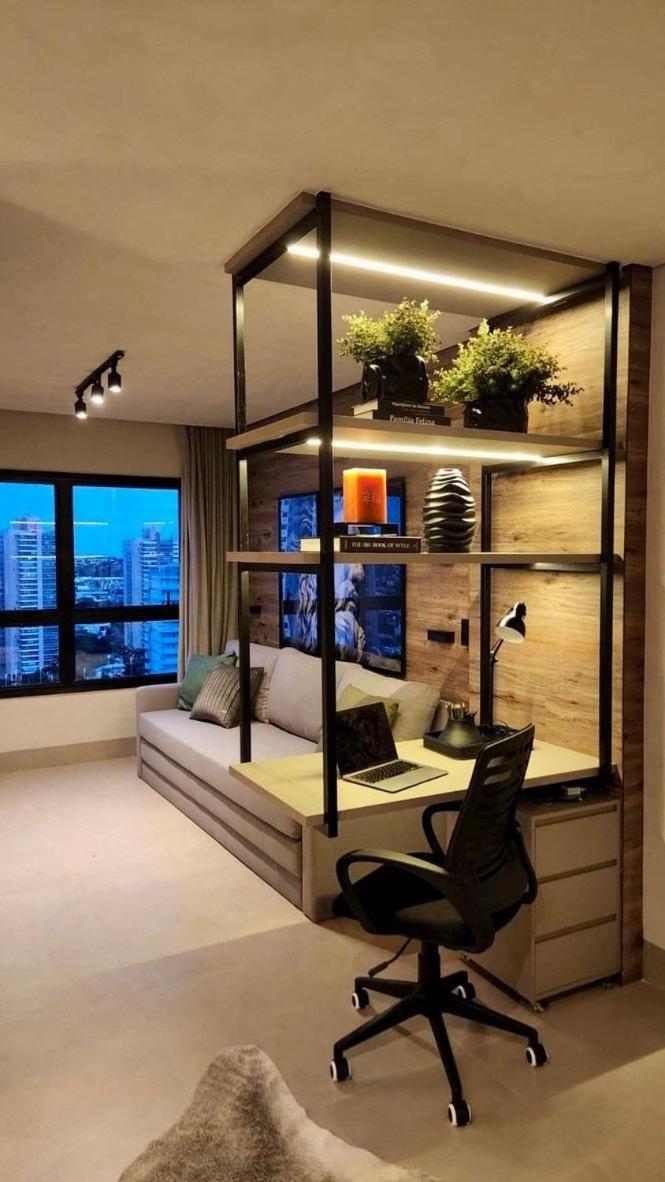 Loft de Luxo c/ Home Office ao lado Shopping CG.