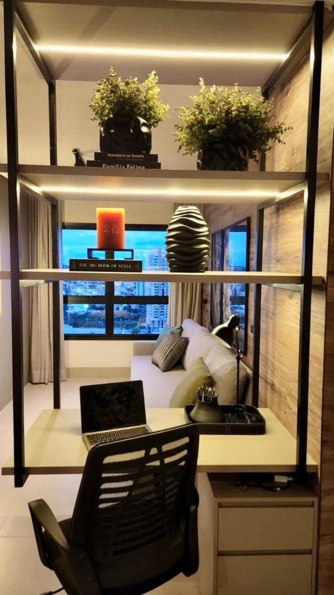 Loft de Luxo c/ Home Office ao lado Shopping CG.