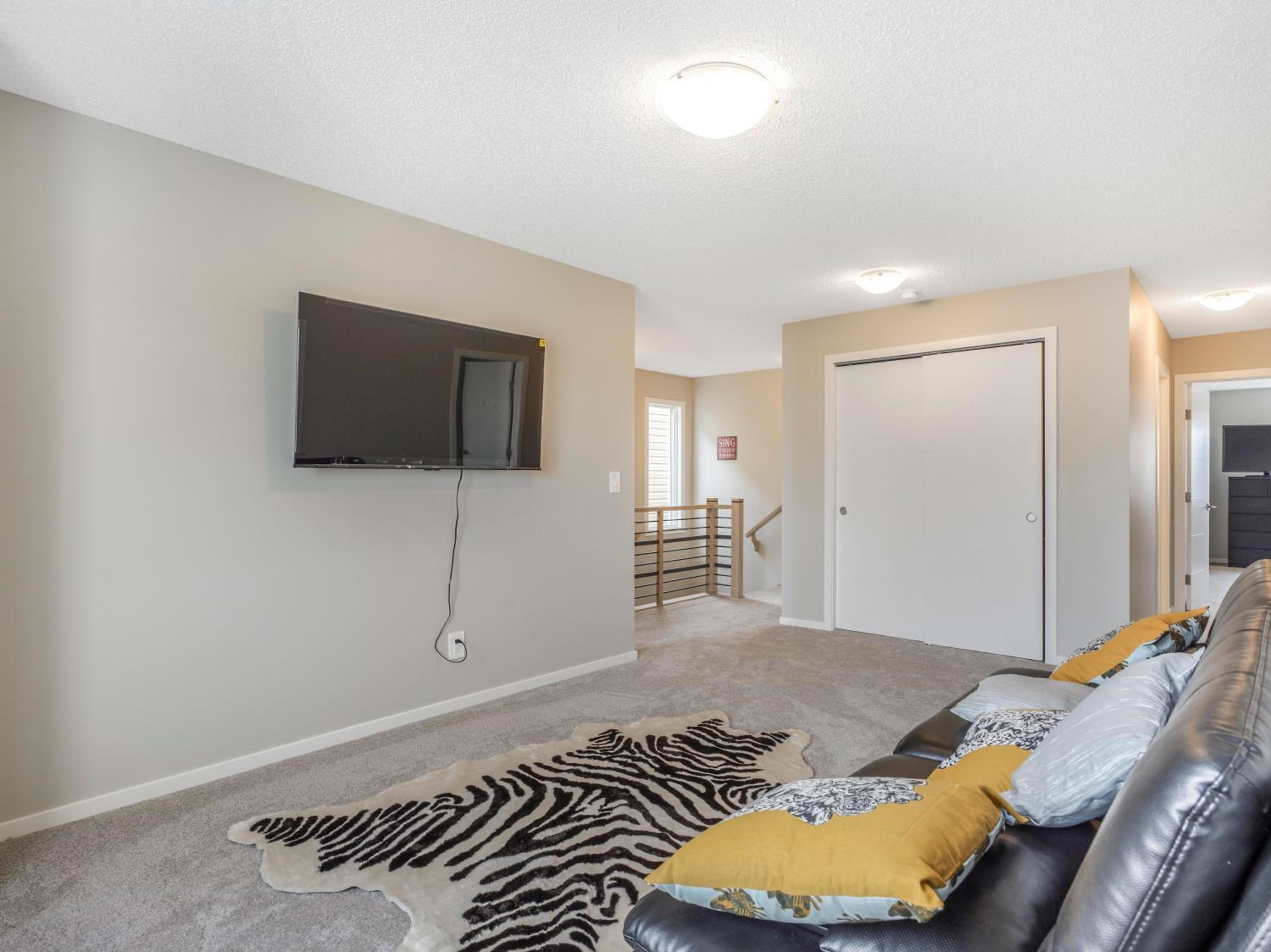 A cozy 3 bedroom new house with 2 living rooms