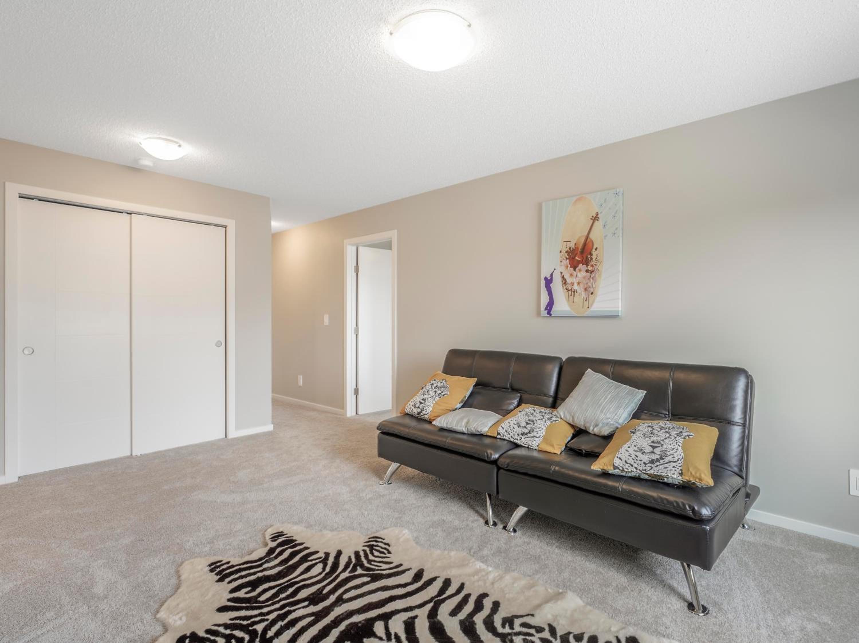 A cozy 3 bedroom new house with 2 living rooms