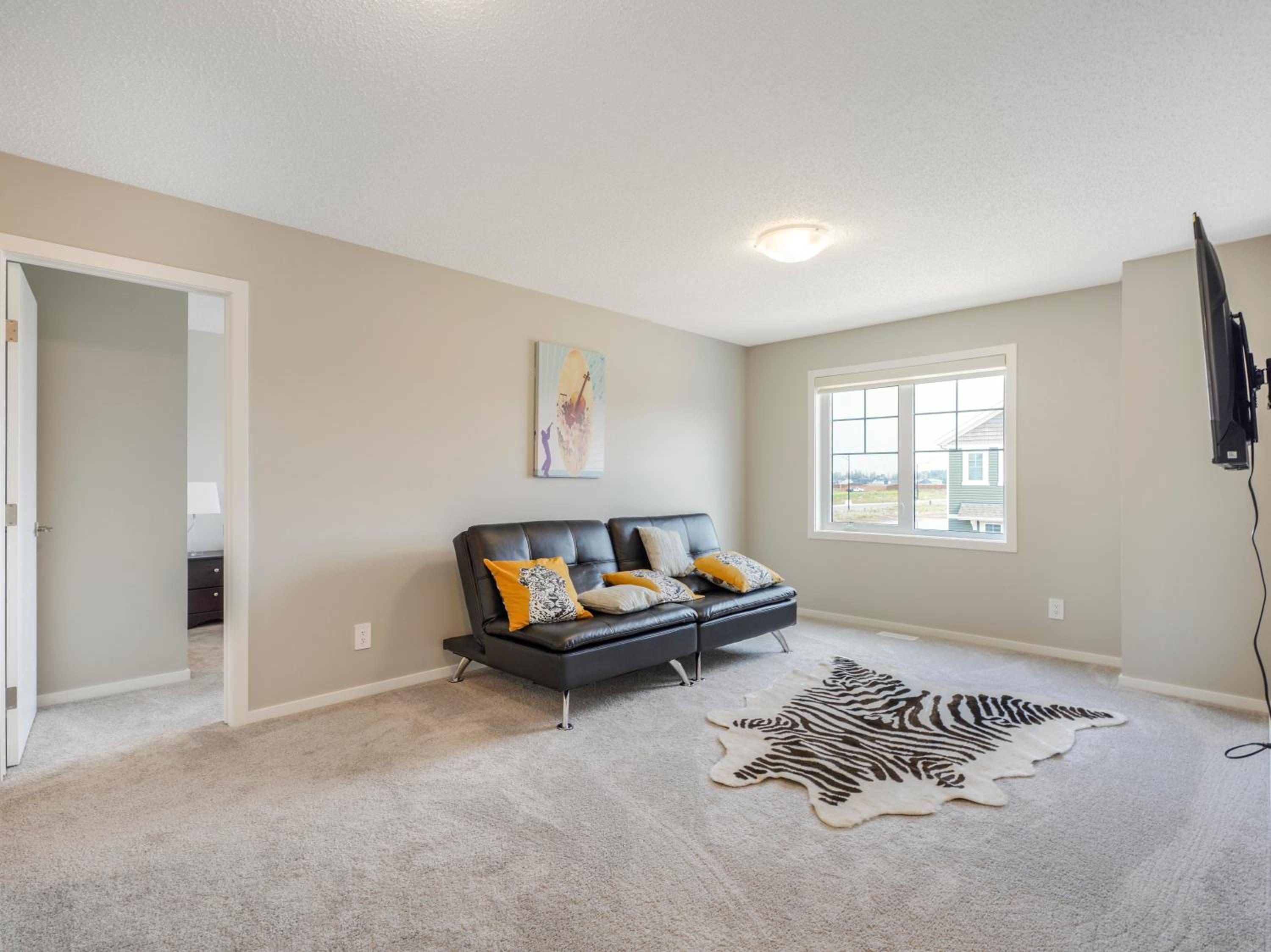 A cozy 3 bedroom new house with 2 living rooms