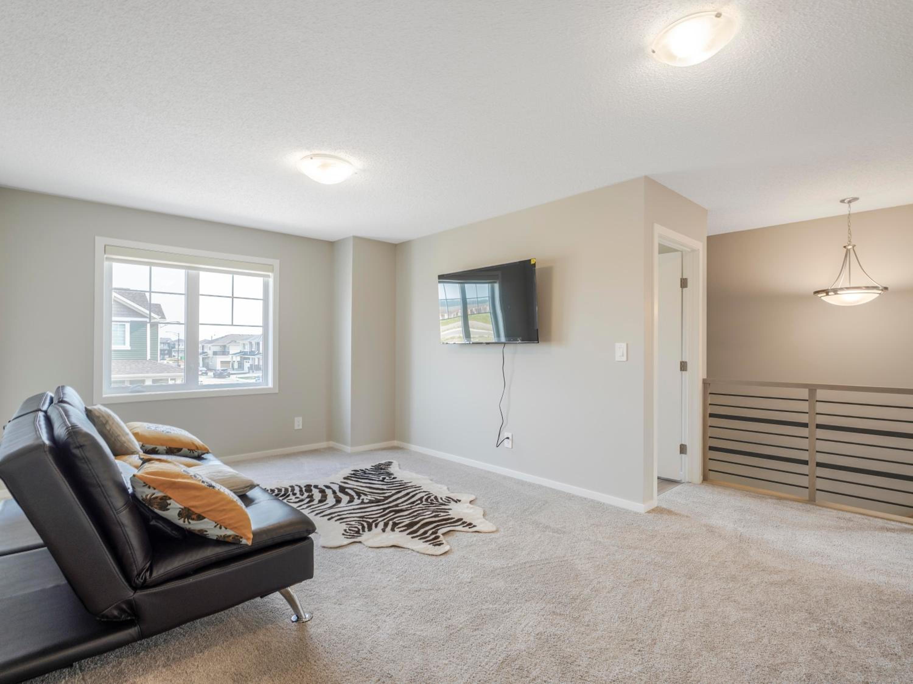 A cozy 3 bedroom new house with 2 living rooms