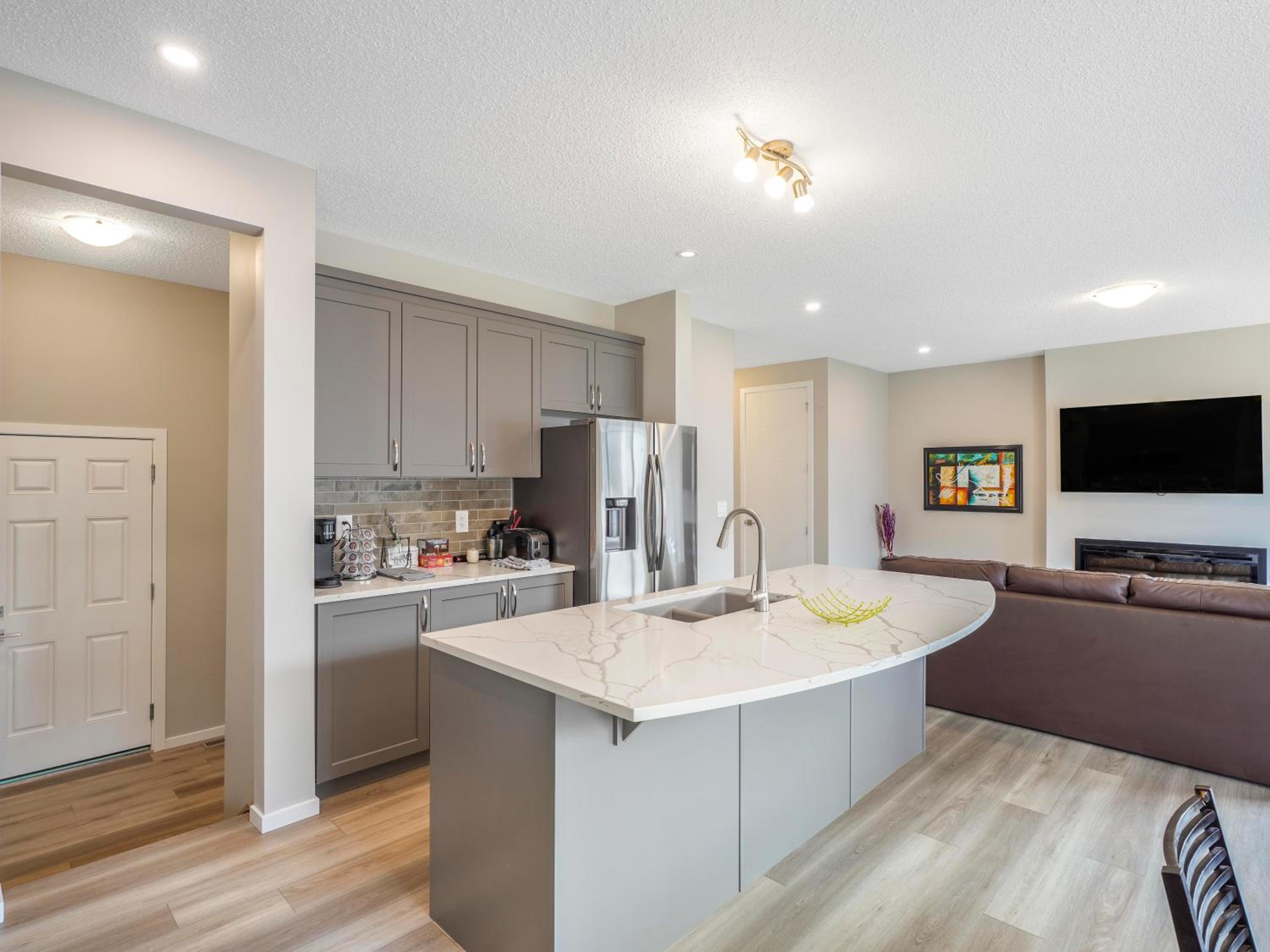 A cozy 3 bedroom new house with 2 living rooms