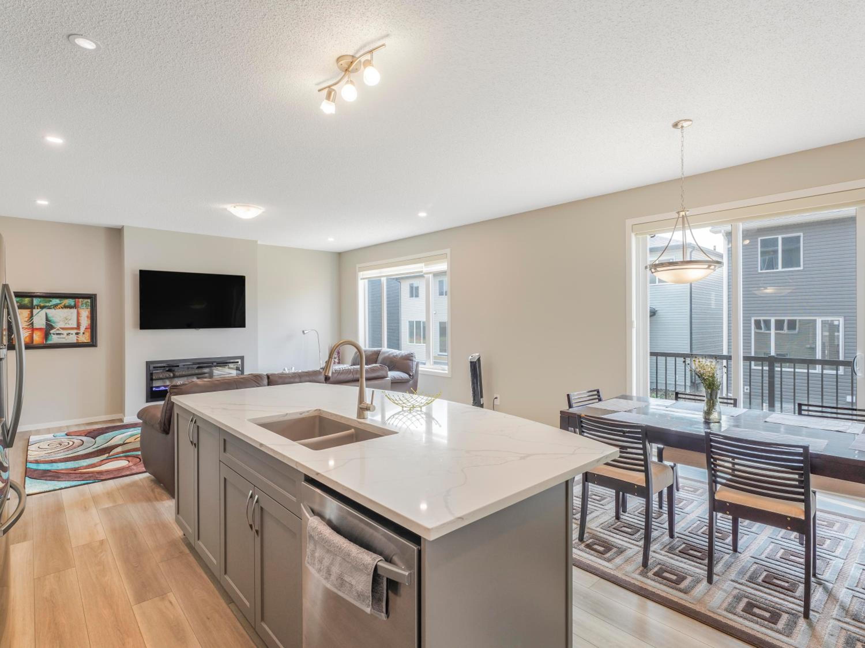 A cozy 3 bedroom new house with 2 living rooms