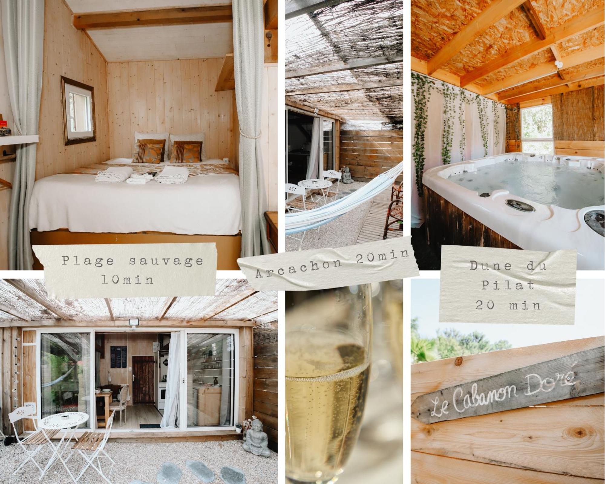 Le Cabanon doré, Suite SPA et nature chez Ivona Vacances
