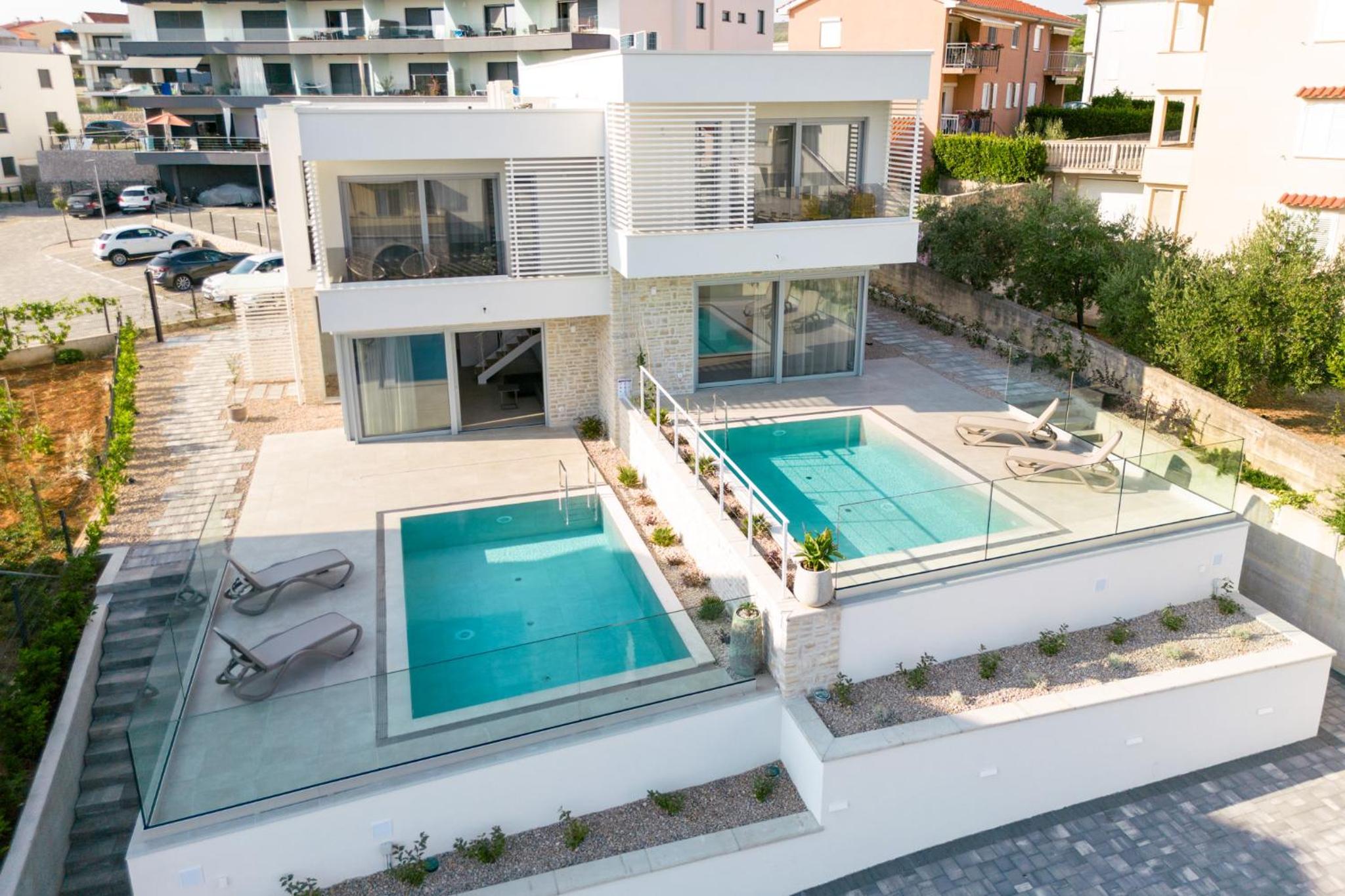 Luxury semi detached villa Smokva 2 - near center and sea - by TRAVELER tourist agency Krk view 2