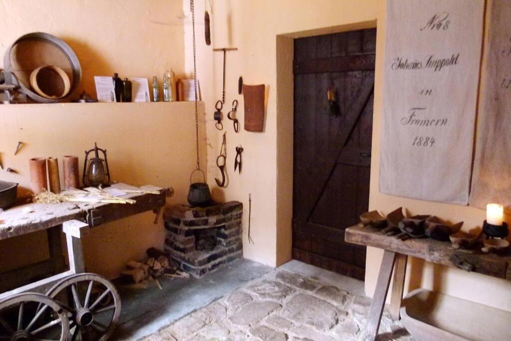 Historische romantische Mühle