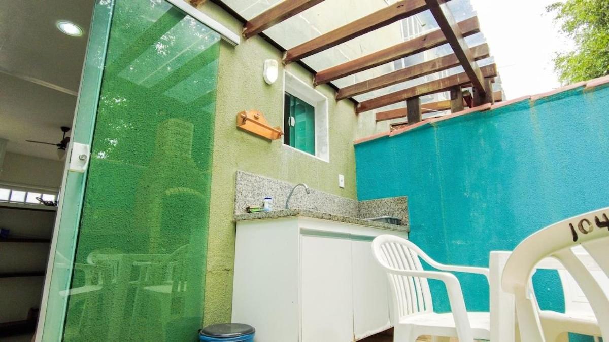 Praia de Geribá à 80 m, piscina, wifi e smartv.