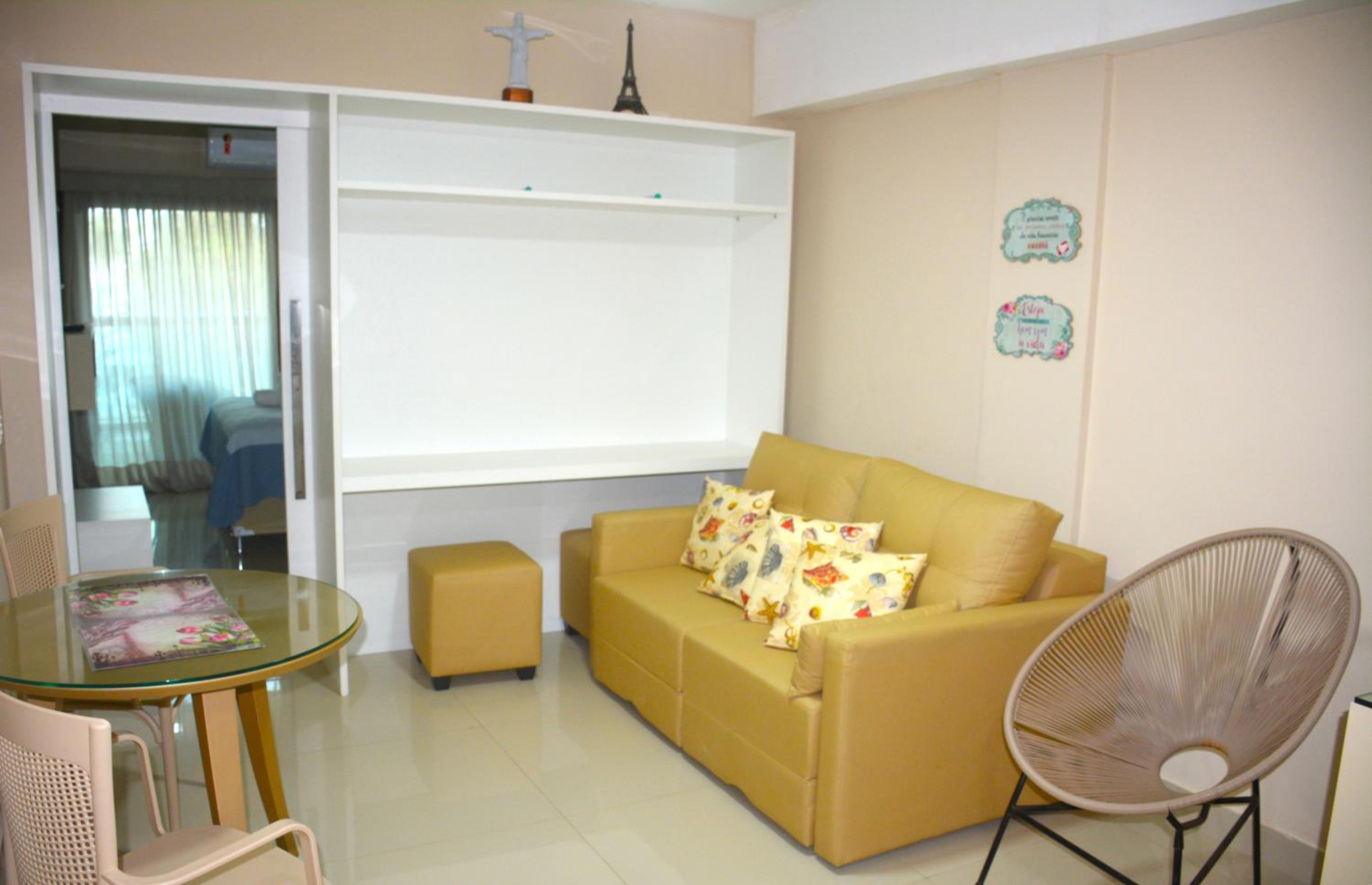 Na praia - Araça 406 Super Luxo - Lateral vista mar