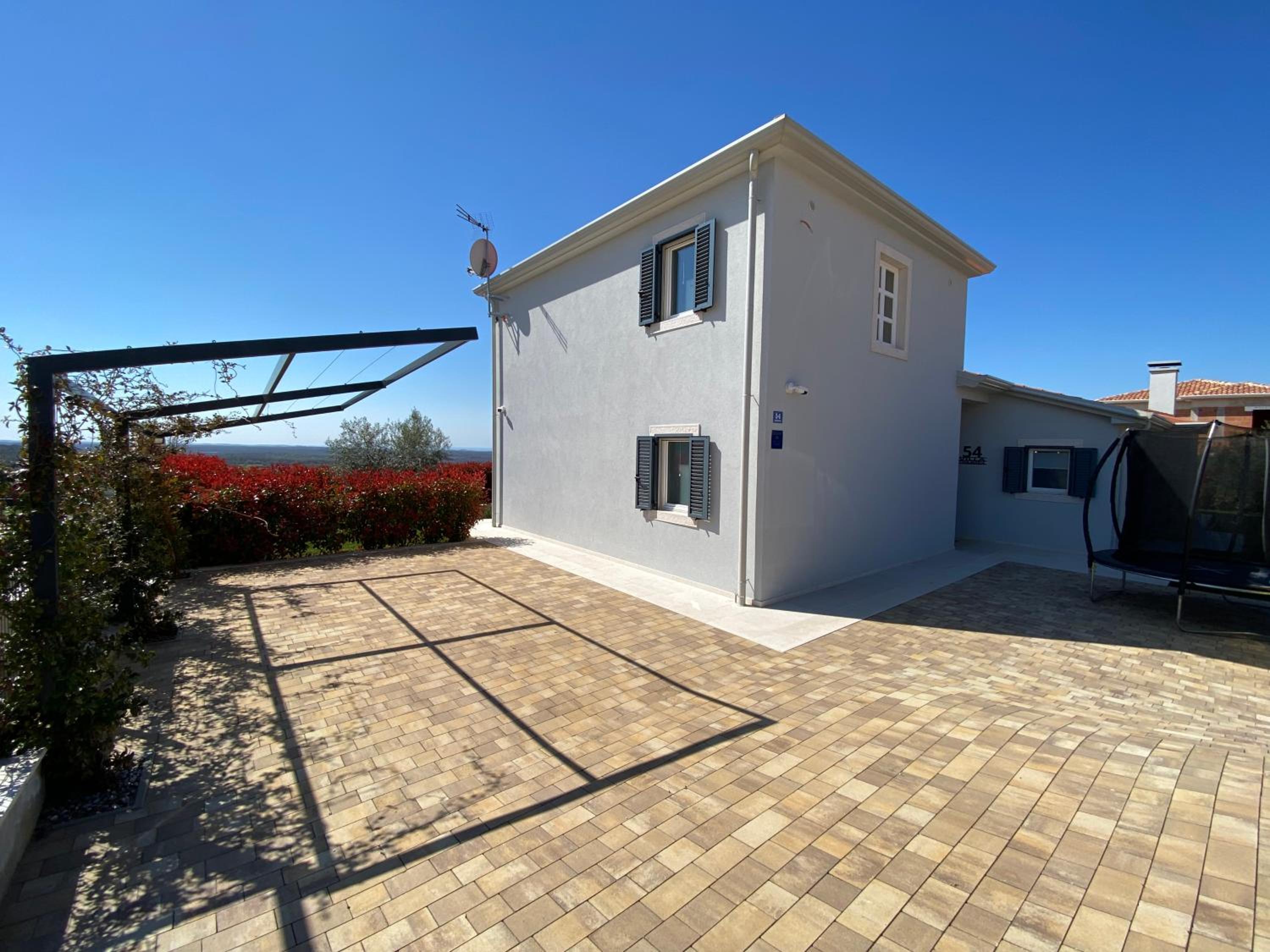 Villa Tina Maria with seaview near Porec