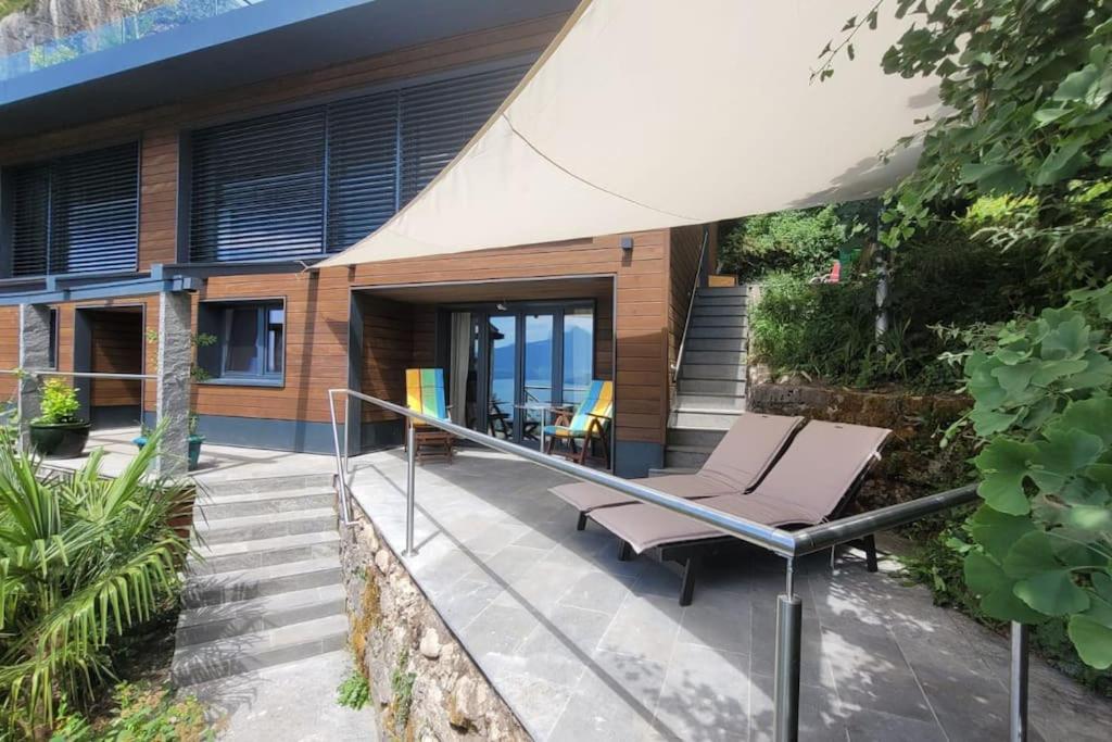 Villa Bootsmann mit spektakulärer Seesicht nahe Badestrand