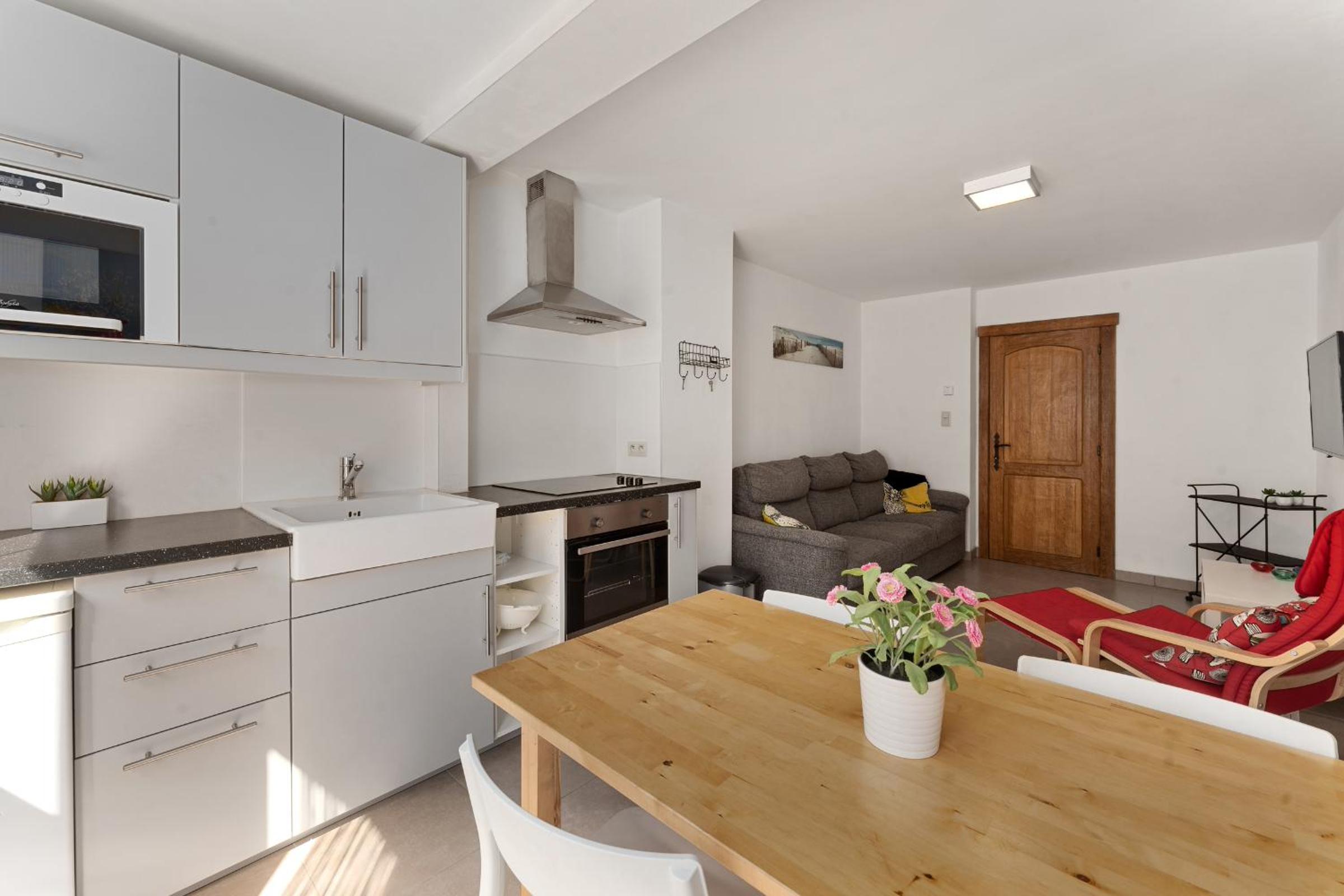 Ruime woning 10p met zonnige tuin & nabij strand