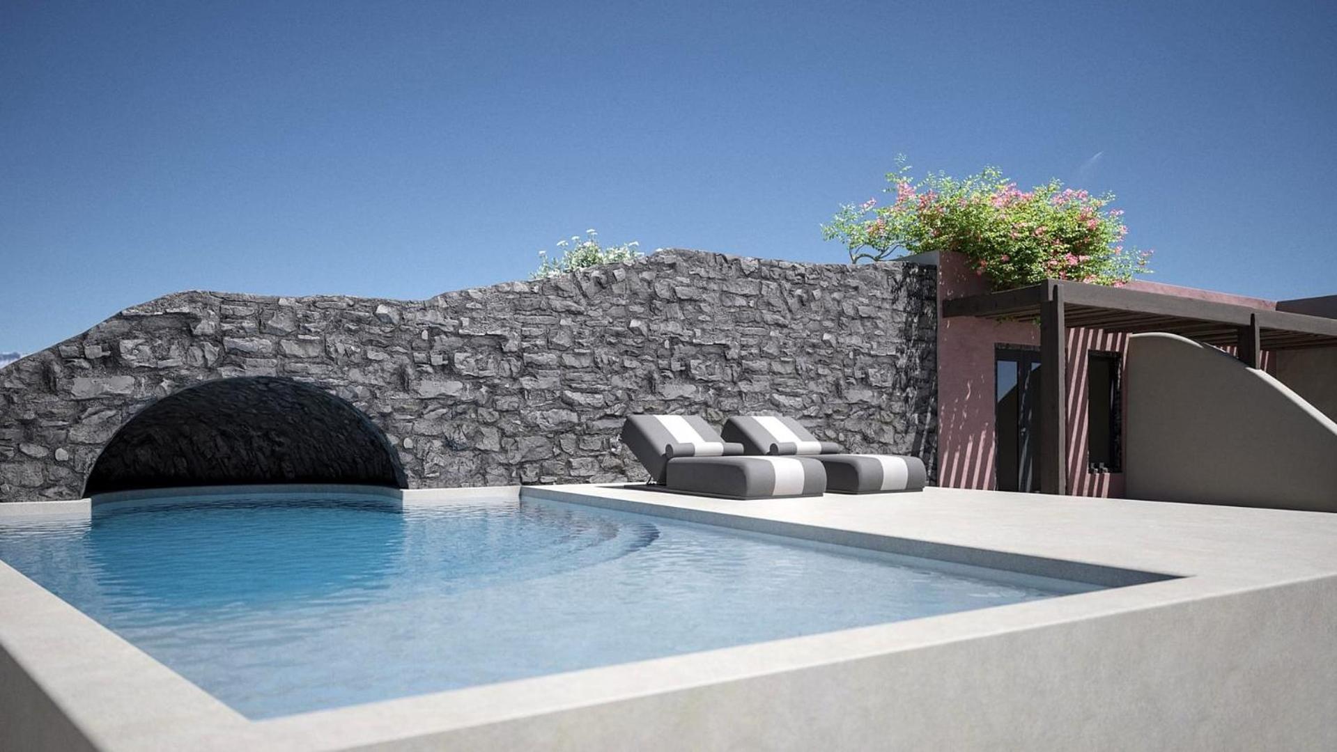Beautiful Santorini Villa 1 Bedroom Villa Harmony Private Pool & Amazing photo 2