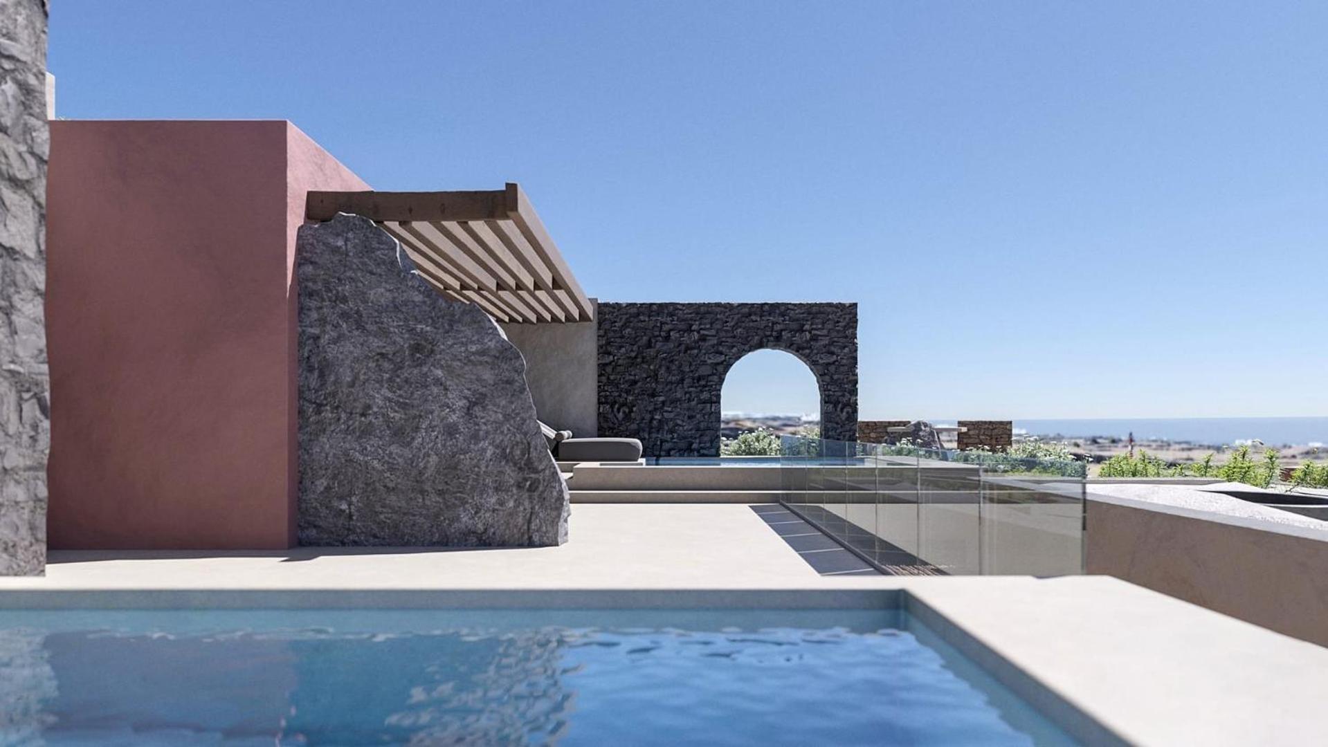 Wonderful Santorini Villa 1 Bedroom Villa Elegance Private Pool photo 2