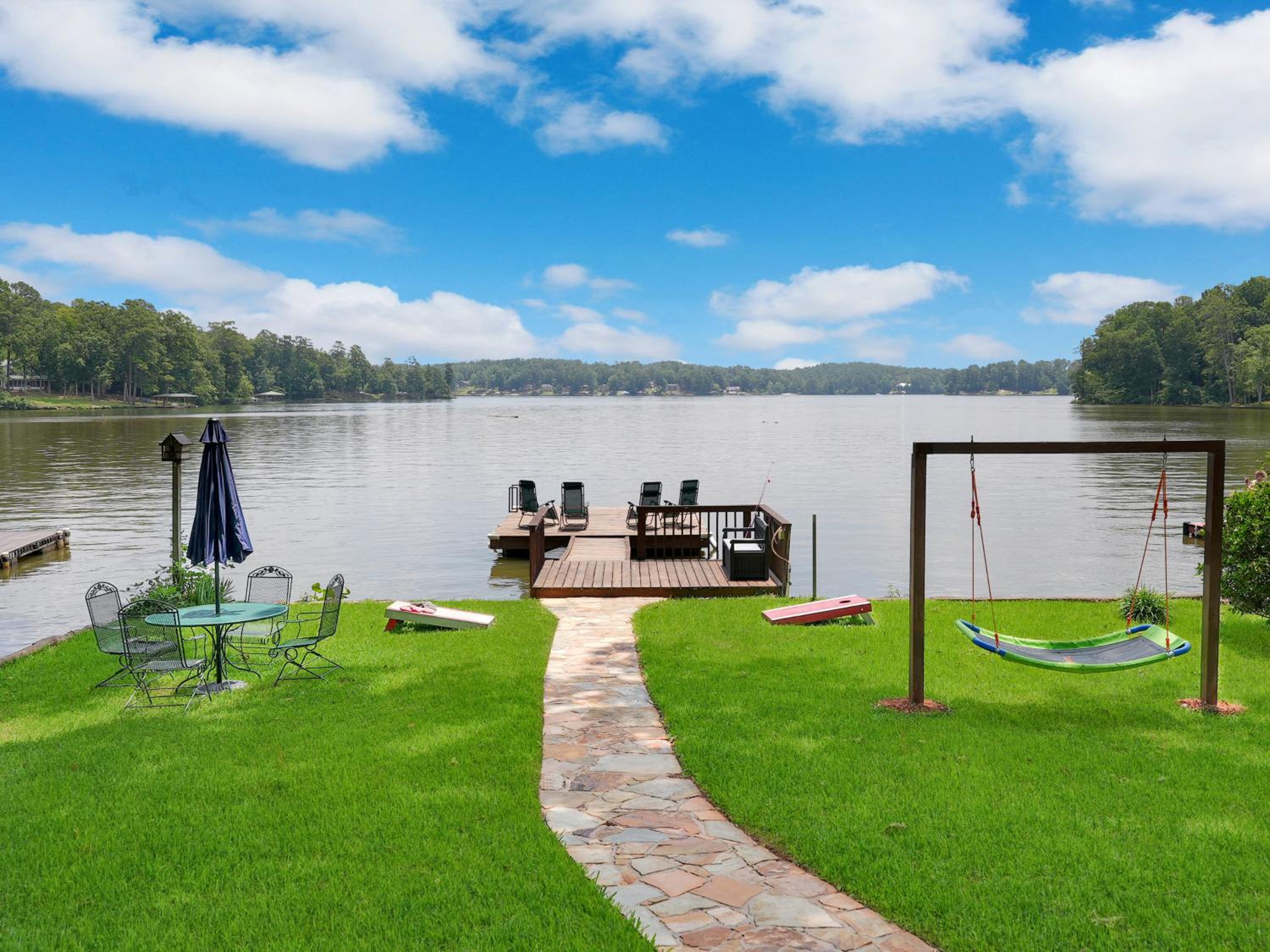 Lakefront Lodge with King Beds and Game Lounge view 3