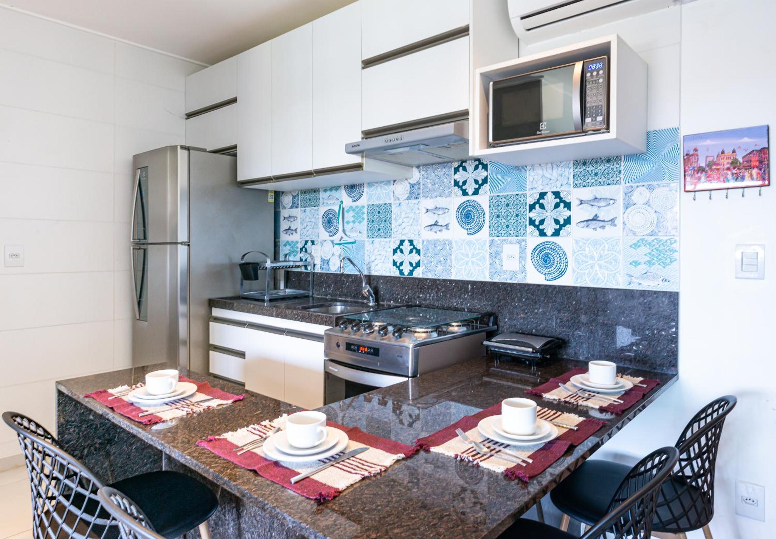 Flat 2 quartos em Porto, Cupe Beach Living (pé na areia).