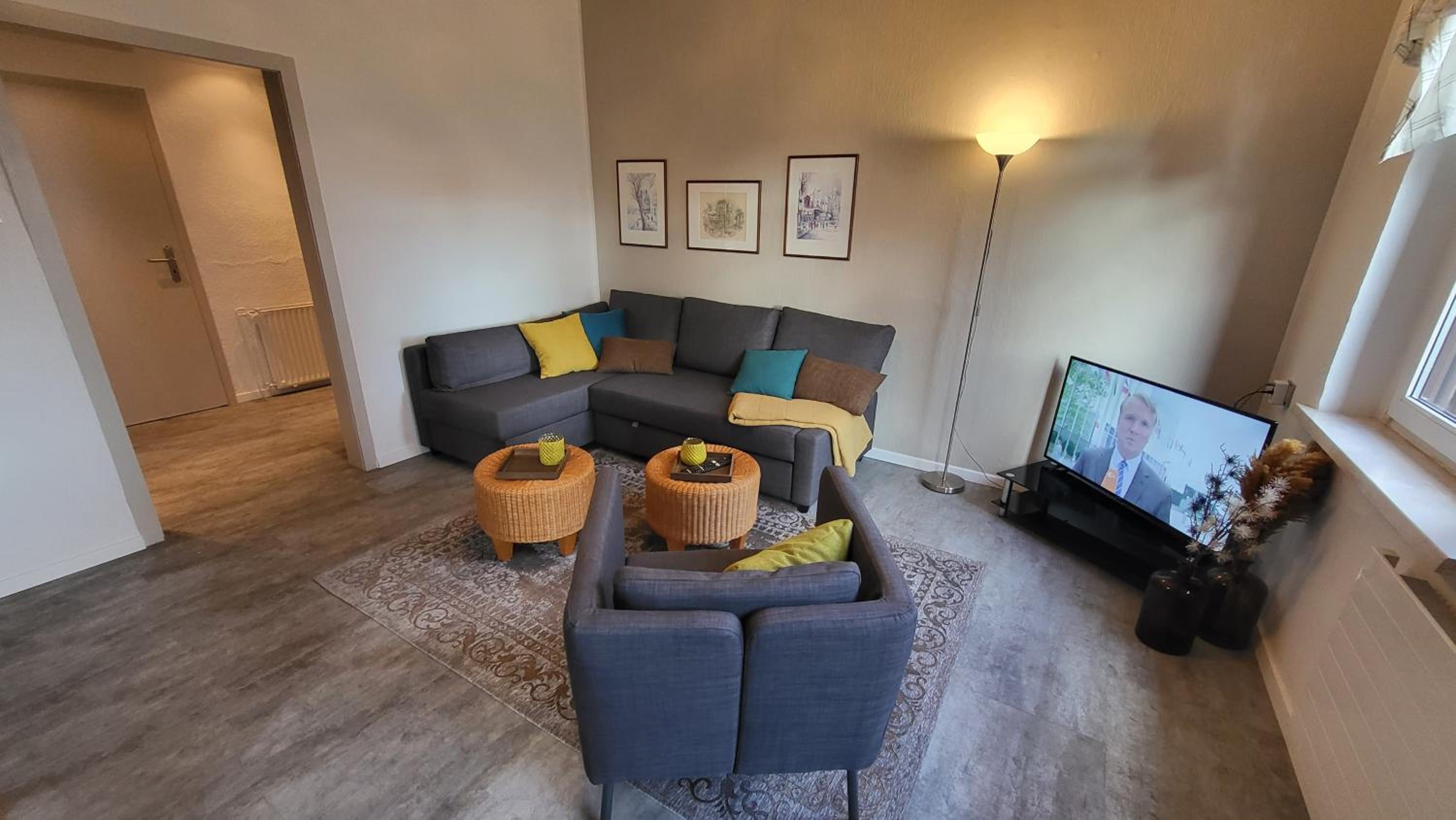 Apartments am Saalebogen mit Gartenterrasse, Grillkamin und freie Parkplätze
