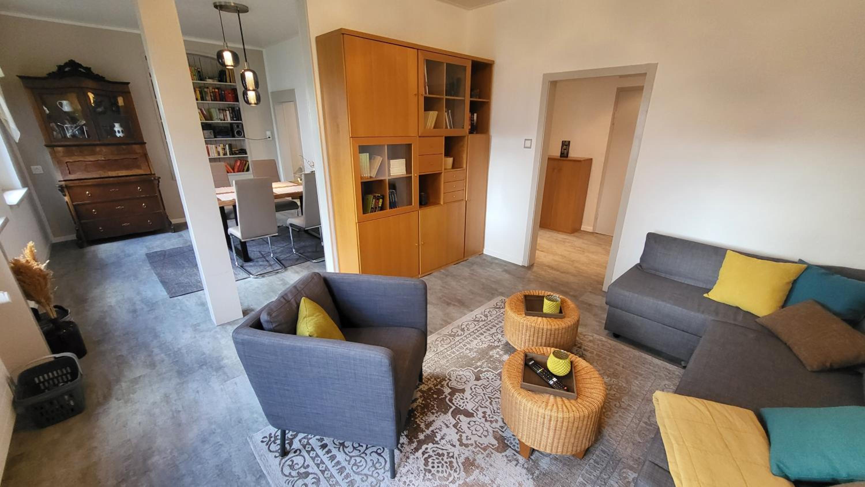 Apartments am Saalebogen mit Gartenterrasse, Grillkamin und freie Parkplätze