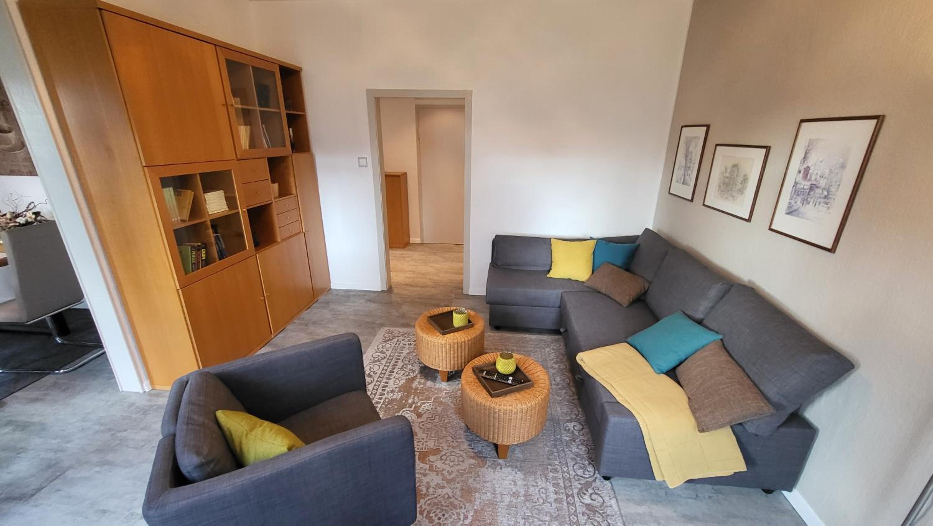 Apartments am Saalebogen mit Gartenterrasse, Grillkamin und freie Parkplätze