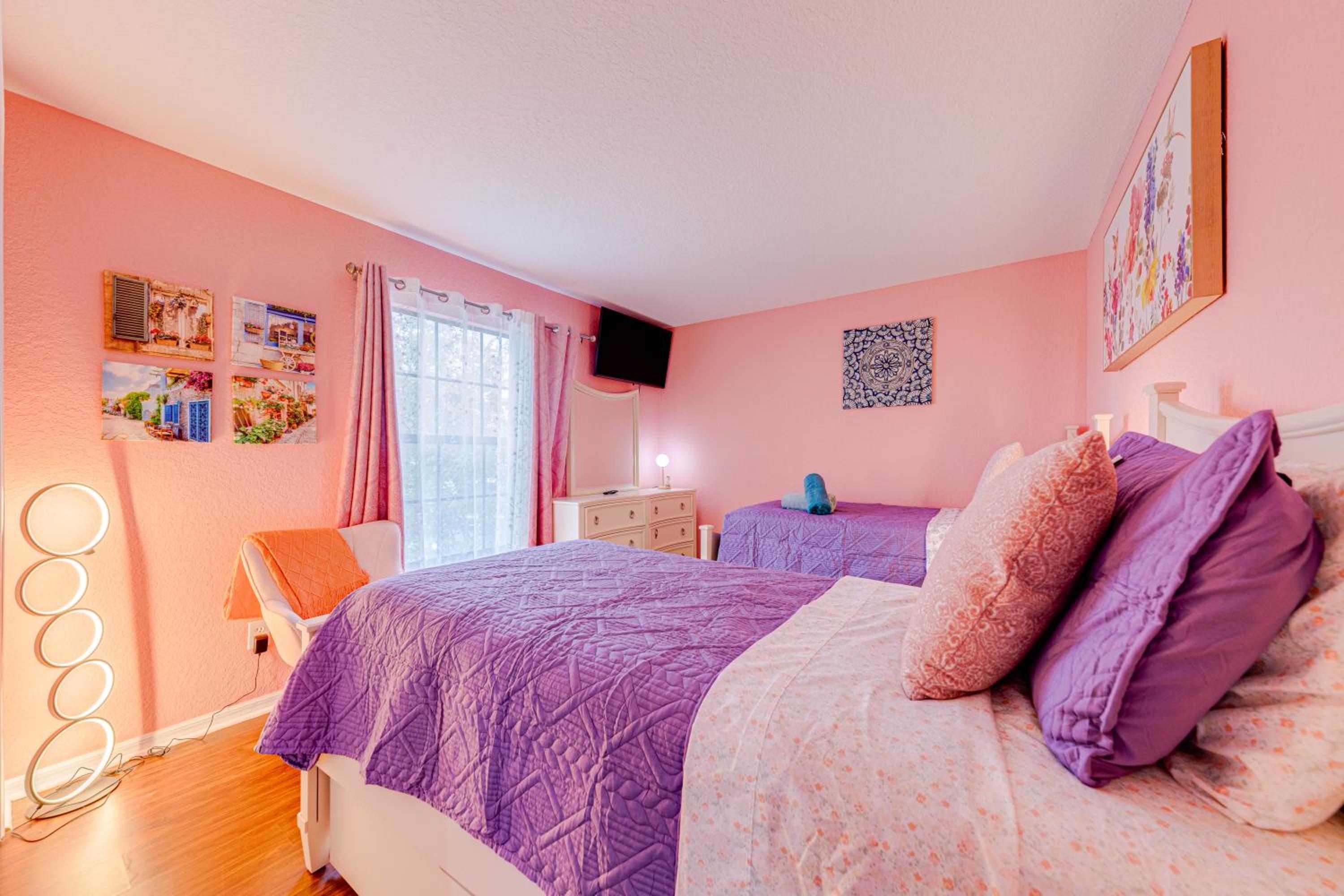 Affordable 4 Br Luxury Villa near Disney/Private Pool/Arcade/Game room