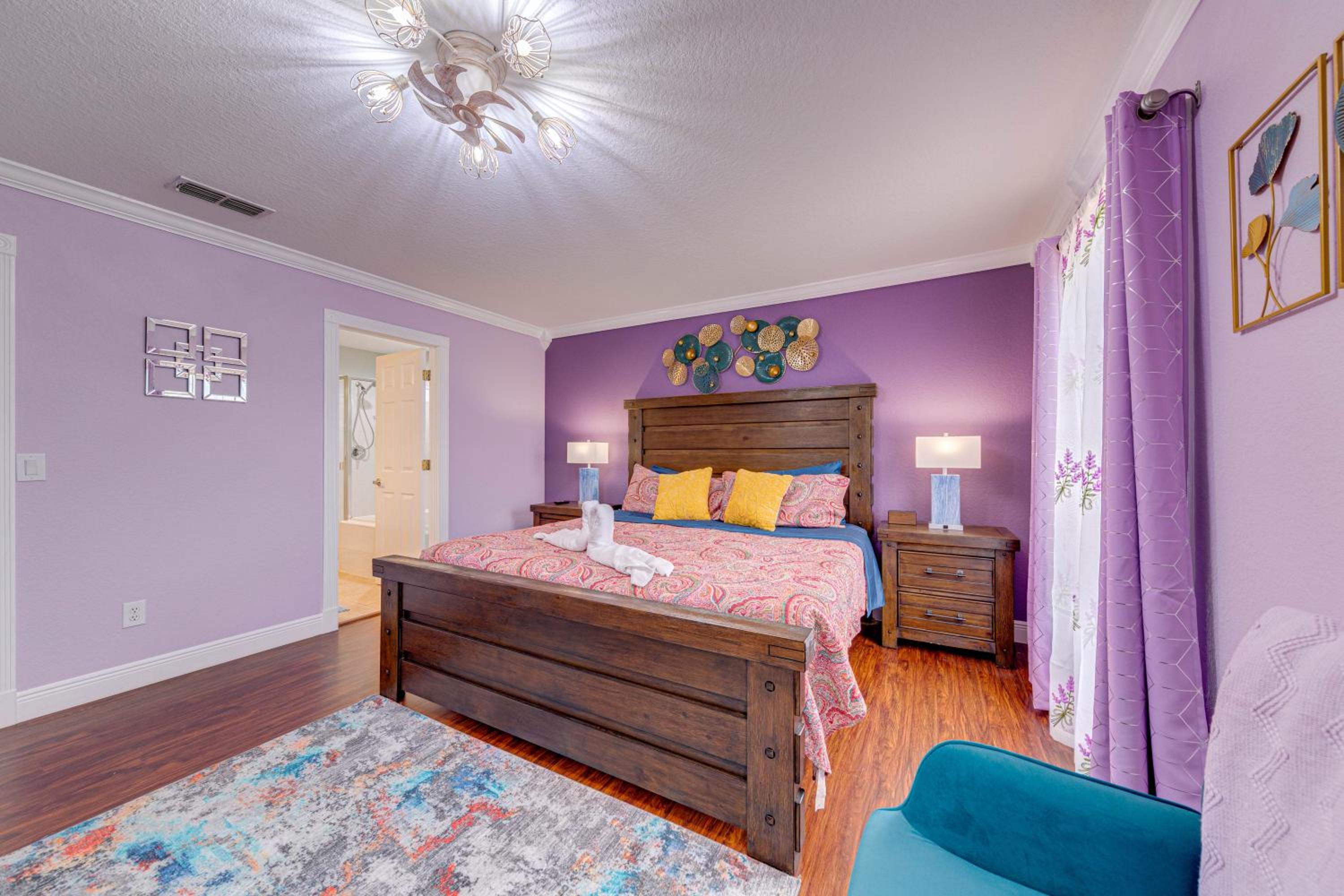 Affordable 4 Br Luxury Villa near Disney/Private Pool/Arcade/Game room