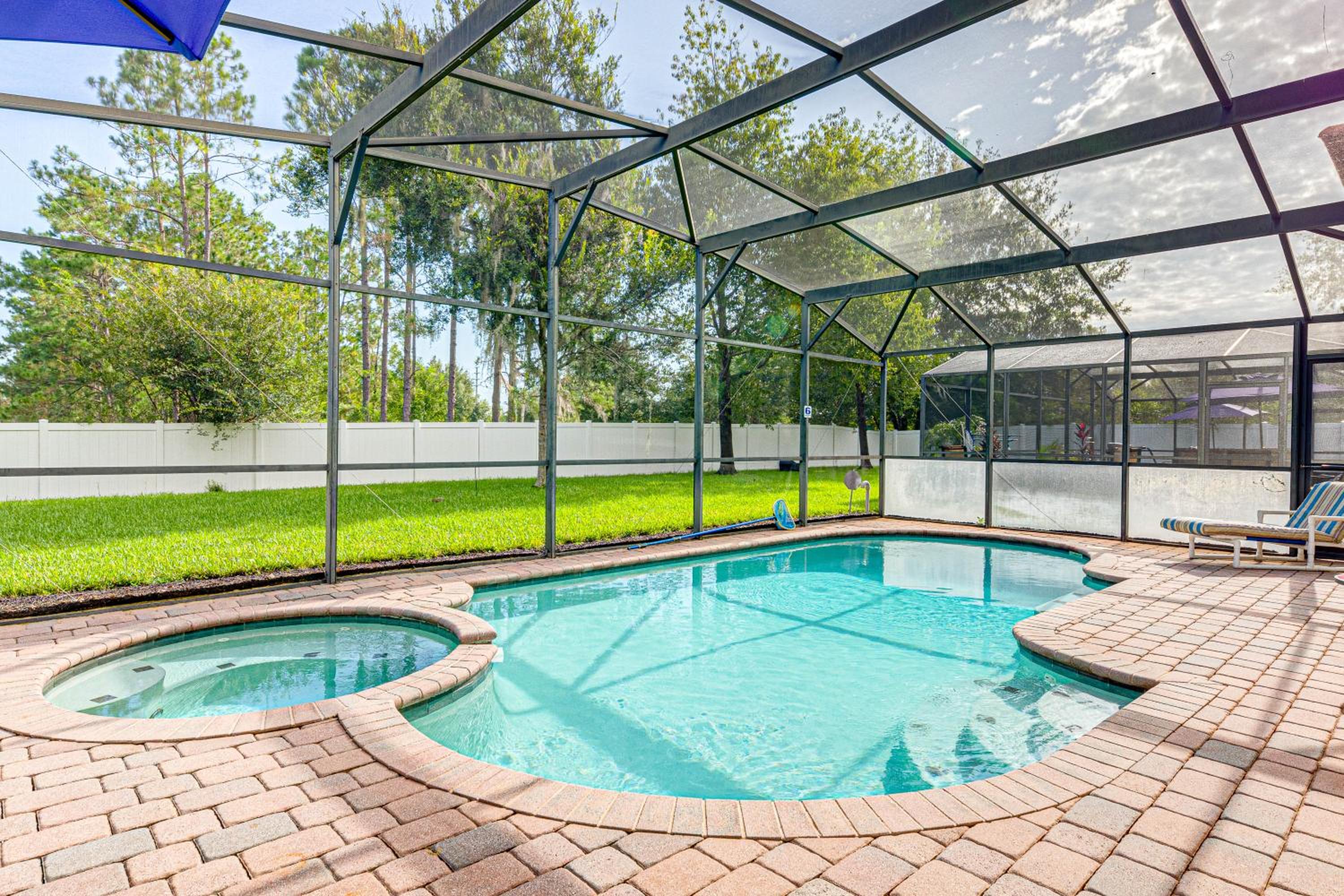 Affordable 4 Br Luxury Villa near Disney/Private Pool/Arcade/Game room