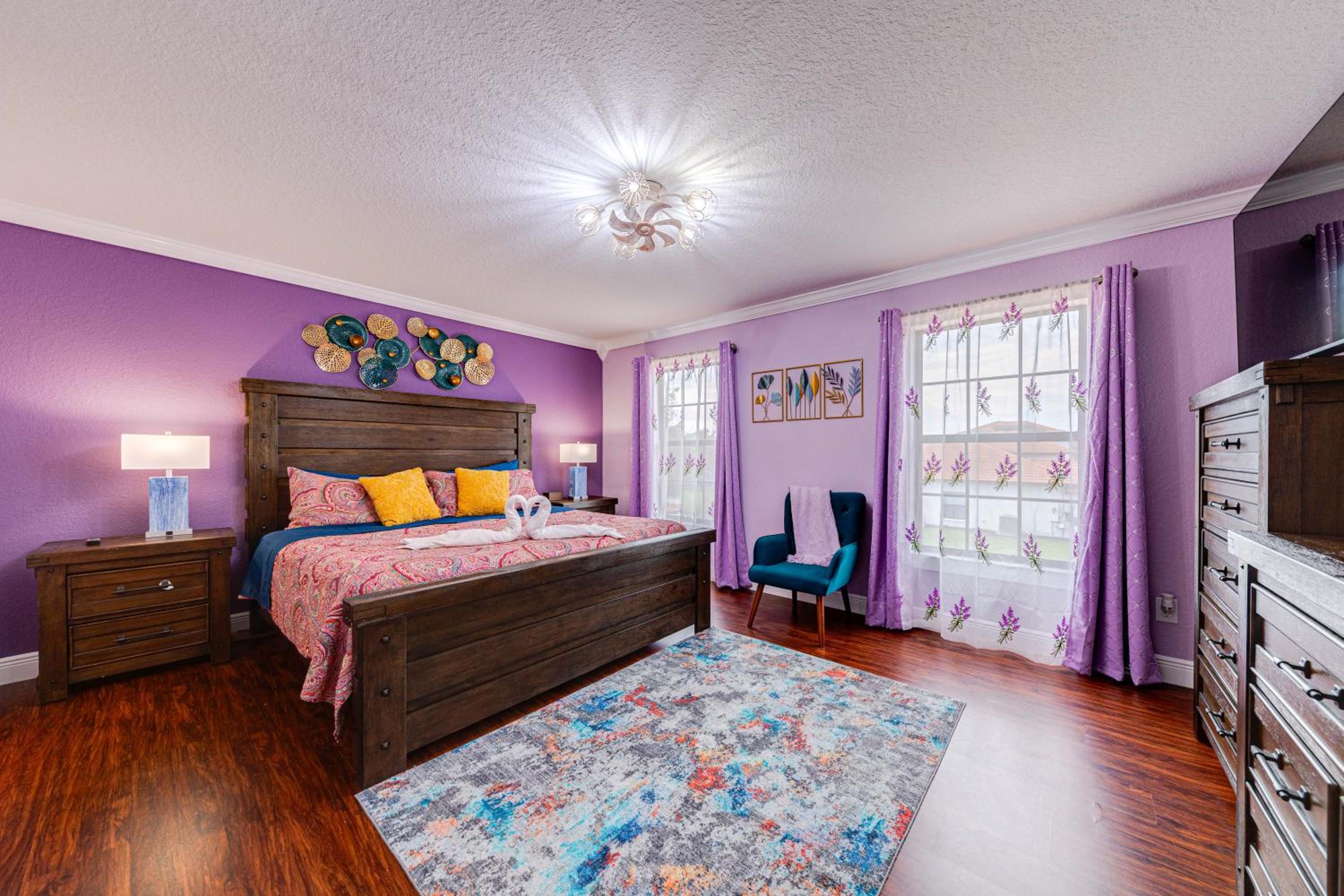 Affordable 4 Br Luxury Villa near Disney/Private Pool/Arcade/Game room