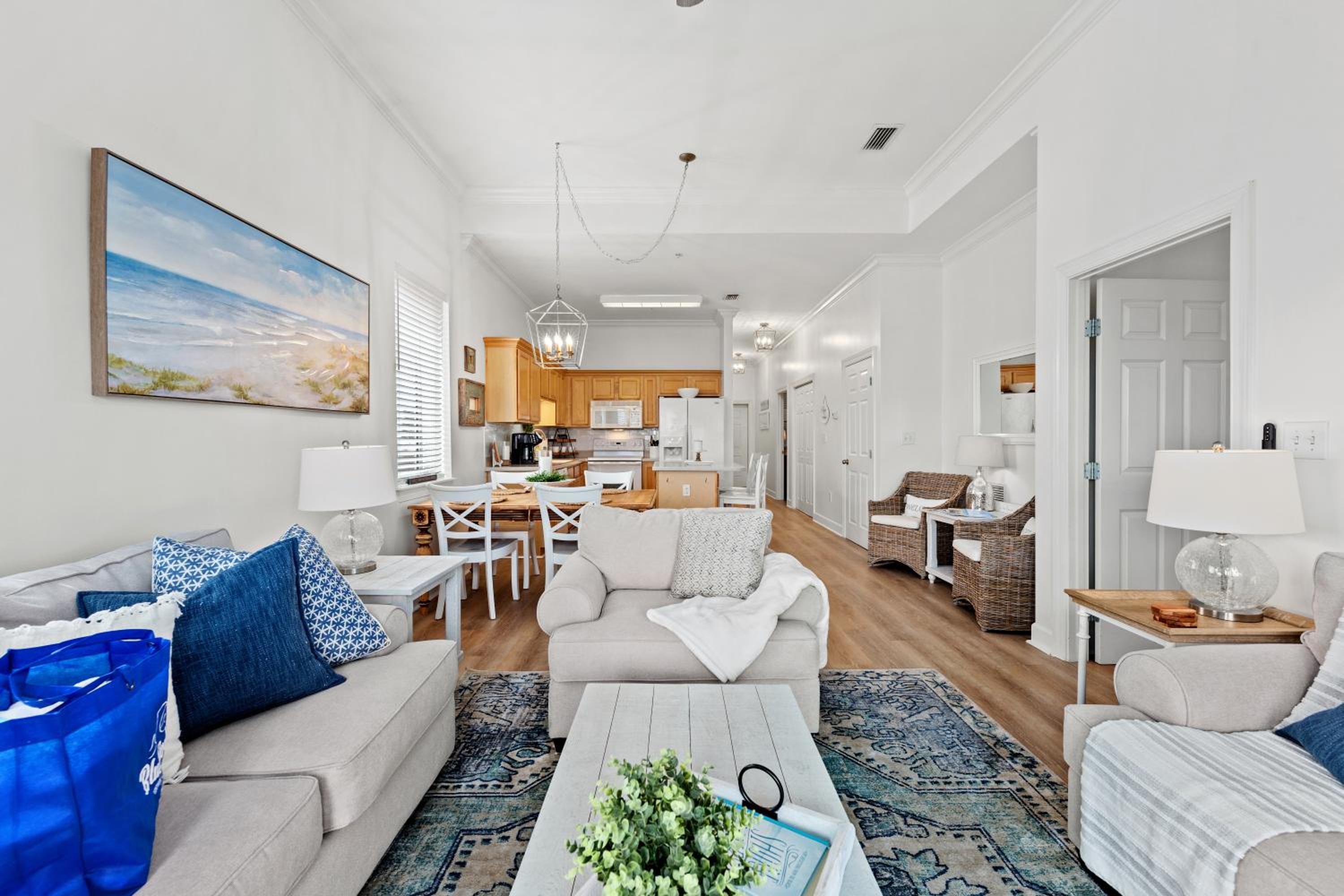 Remarkably Updated 3/2 in Seagrove Highlands - Gulf Views Sleeps 9! view 5