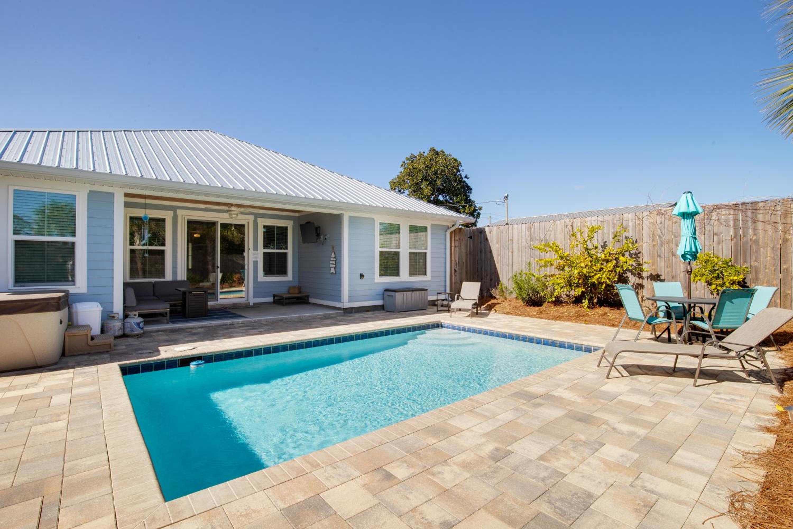 Gorgeous 3bd/25ba NEW Home w/ Private Heated Pool STEPS from Beach! view 5