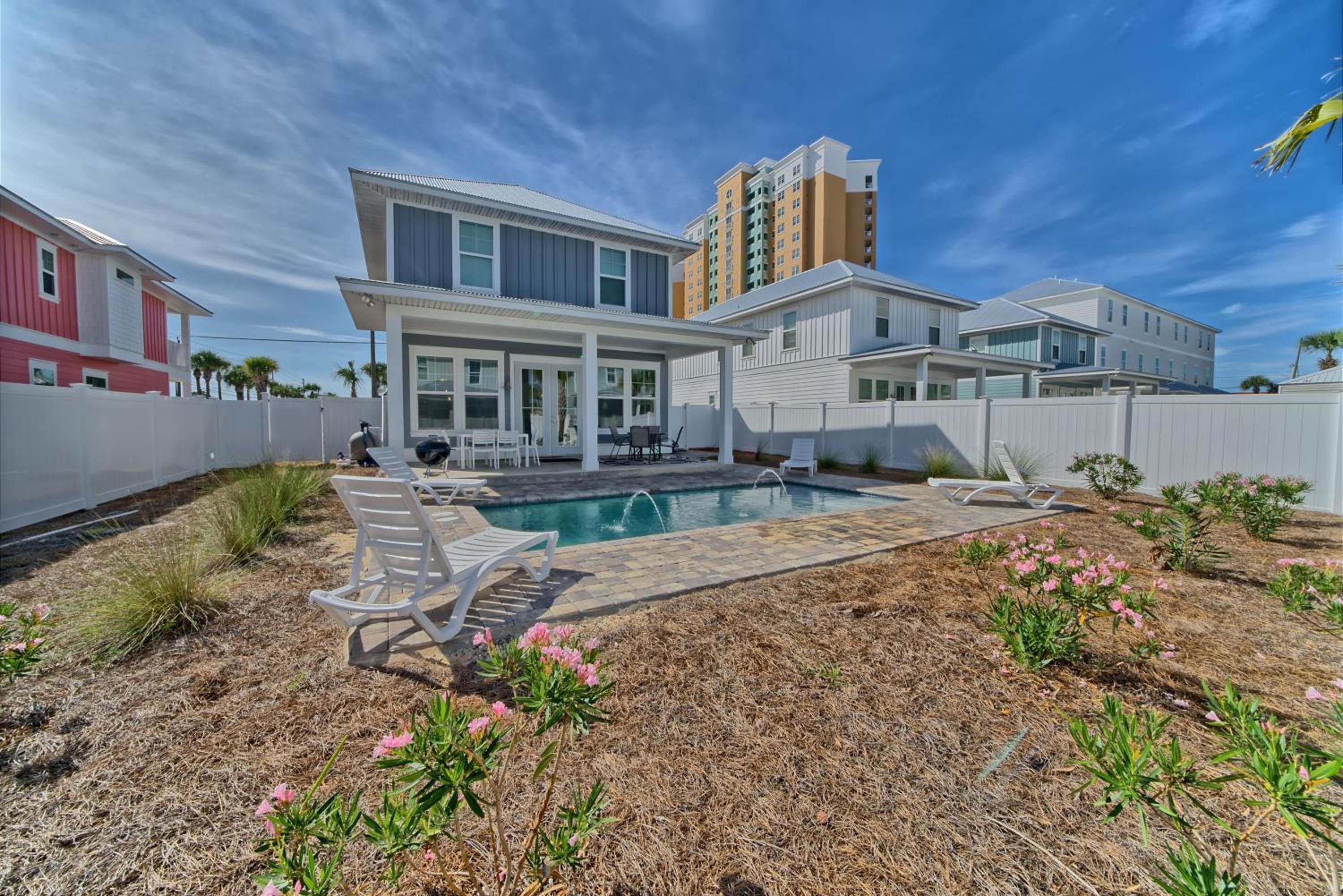 Fabulous Modern Beach House - 4BR, 35BA: POOL/Beach View & Access/Balcony view 3