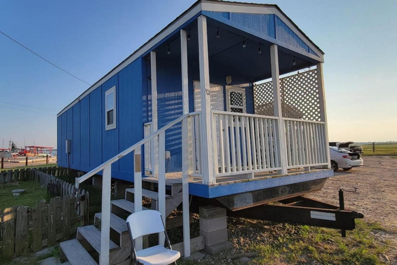 Indianola Fishing Marina Blue Shark view 2