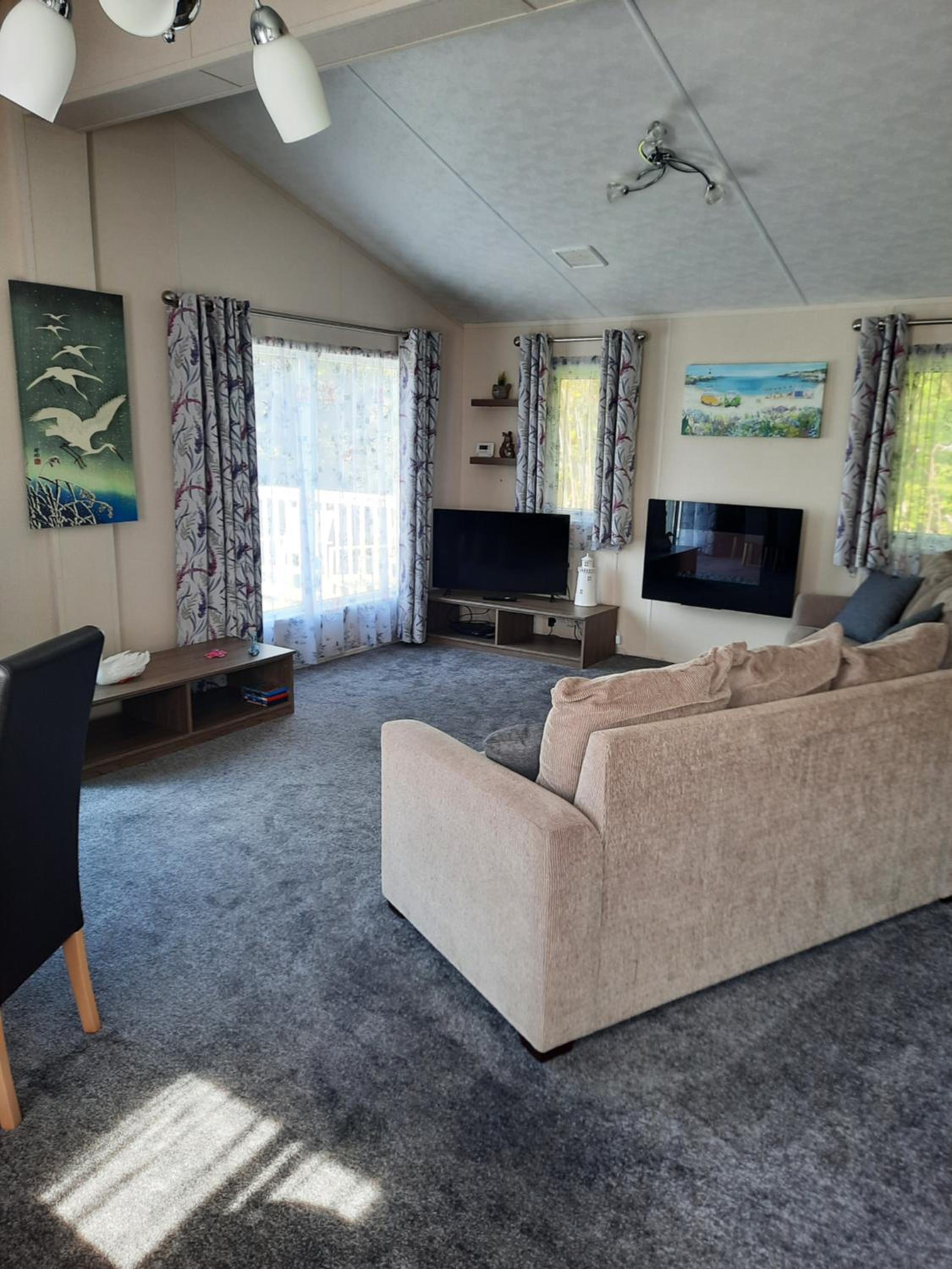 Luxury Lodge sea view at Bideford Bay Hoilday Park Parkdean Resorts view 3
