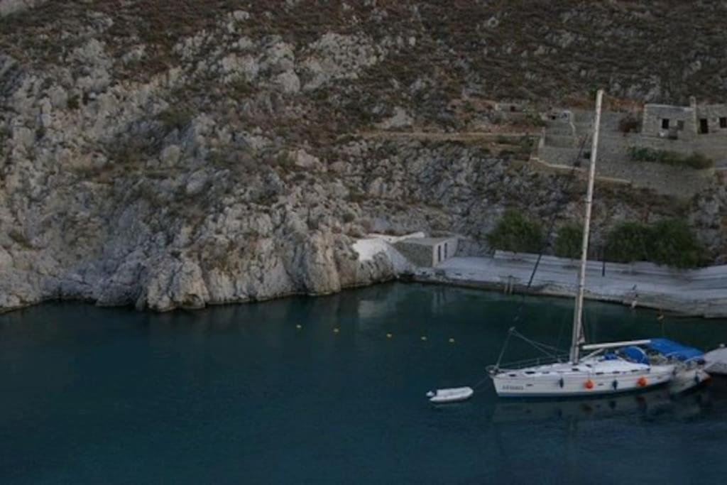 kalymnos Island Rina Vathy fiord house view 3