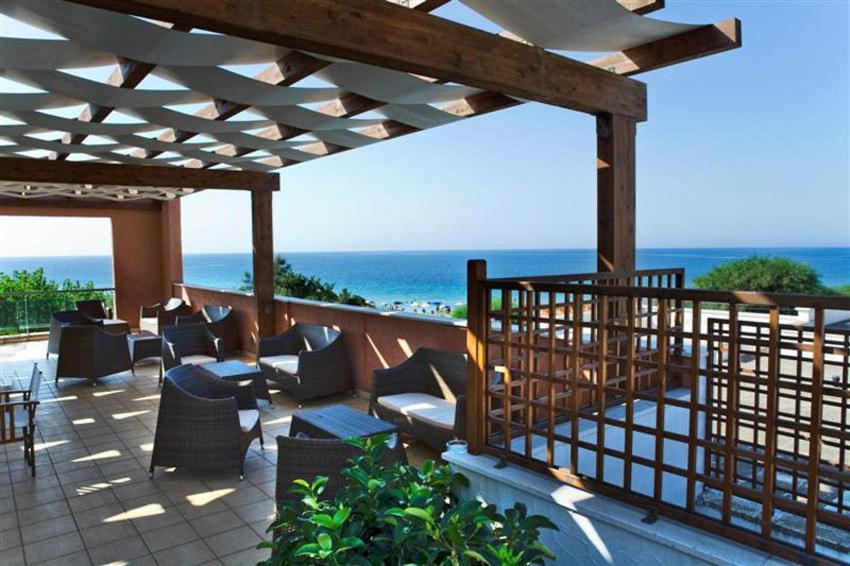 outdoor BBQ area