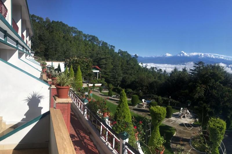Mountain resort view
