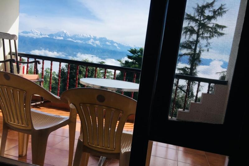 Mountain resort view