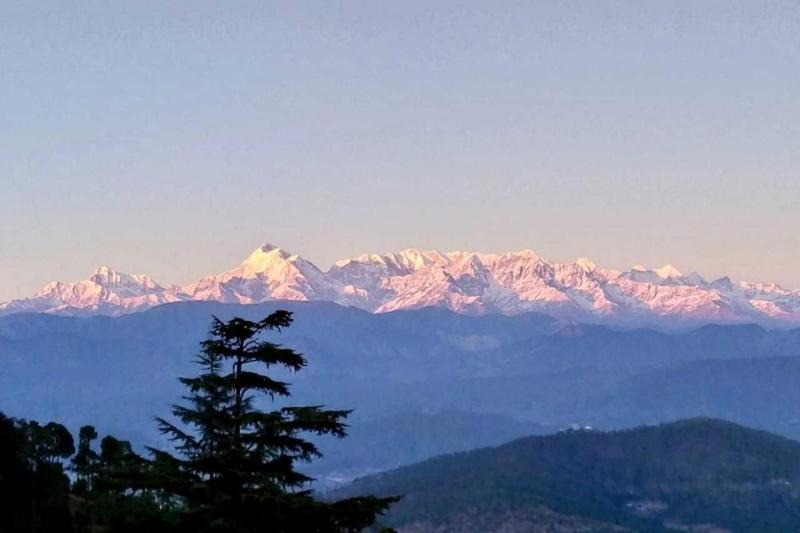 Mountain resort view