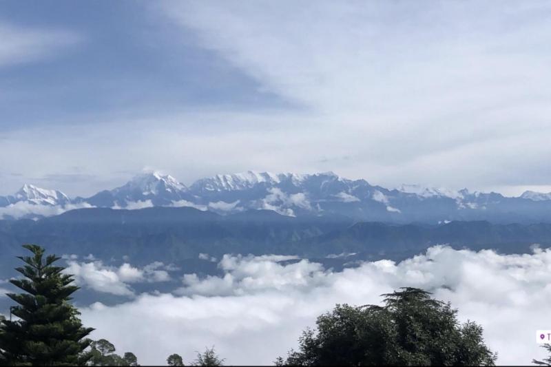 Mountain resort view